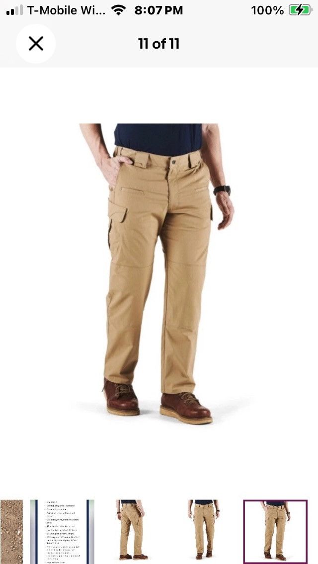 5.11 5.11 Tactical Men’s Stryke Pants Size 38 length 30 Size US 38 / EU 54 - 11 Thumbnail