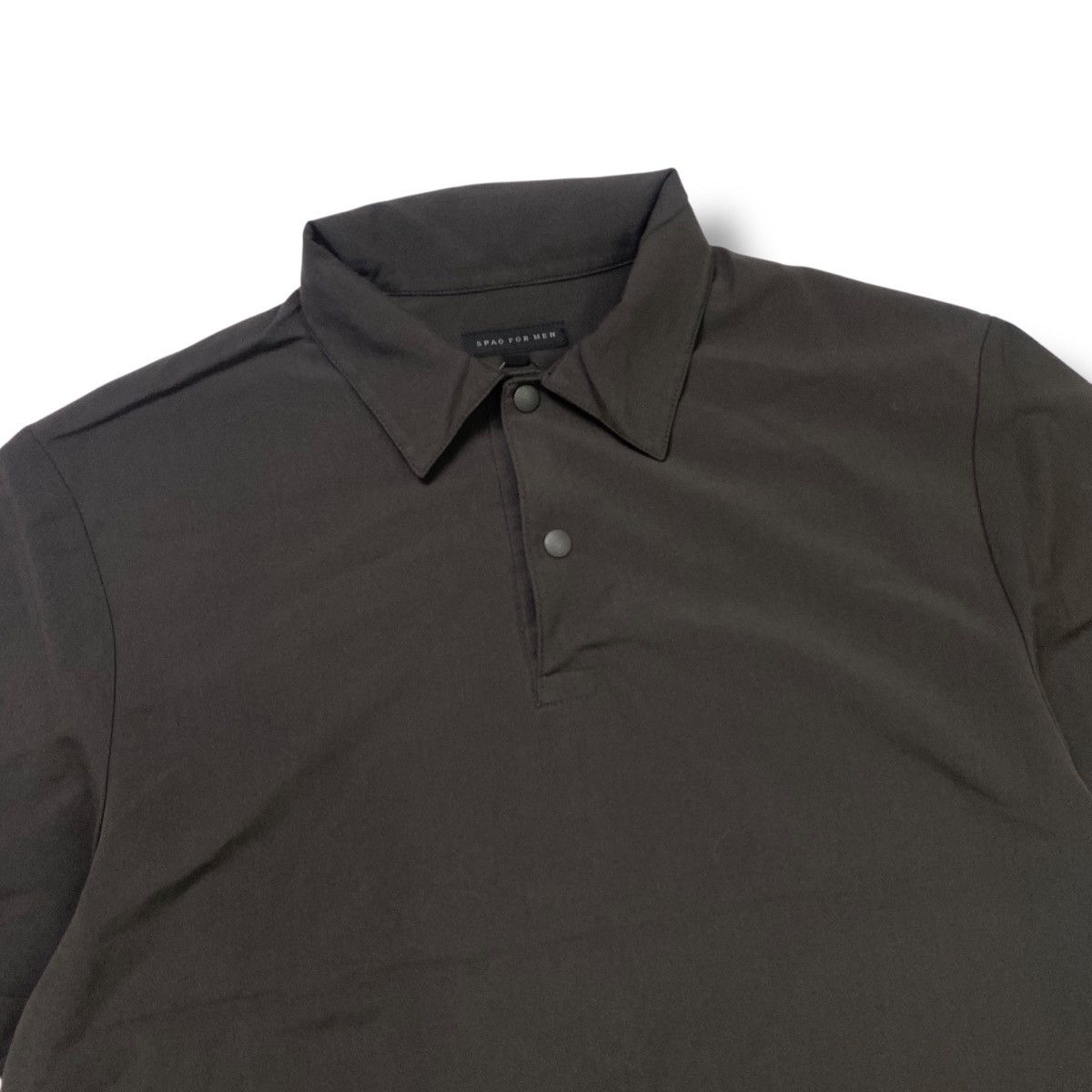 Japanese Brand Vintage Spap short sleeve half button shirt outer Size US L / EU 52-54 / 3 - 3 Thumbnail