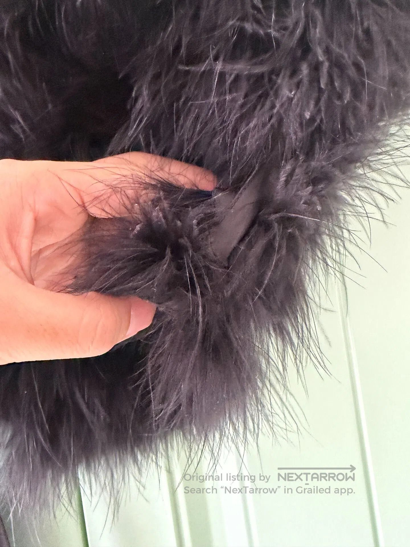 Dior Christian Dior Black Feather Coat. Size S / US 4 / IT 40 - 8 Thumbnail