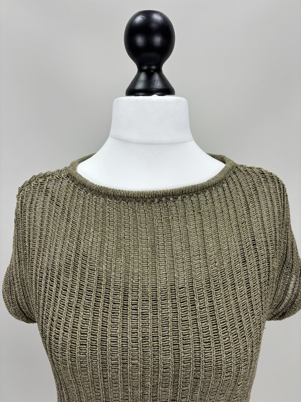 Lauren Ralph Lauren Womens linen top Ralph Lauren Black Label Size S Color Brown Size S / US 4 / IT 40 - 3 Thumbnail