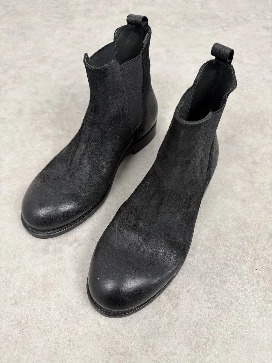 The Last Conspiracy The Last Conspiracy GoodYear Black Eroded Leather Boots Size US 10 / EU 43 - 4 Thumbnail