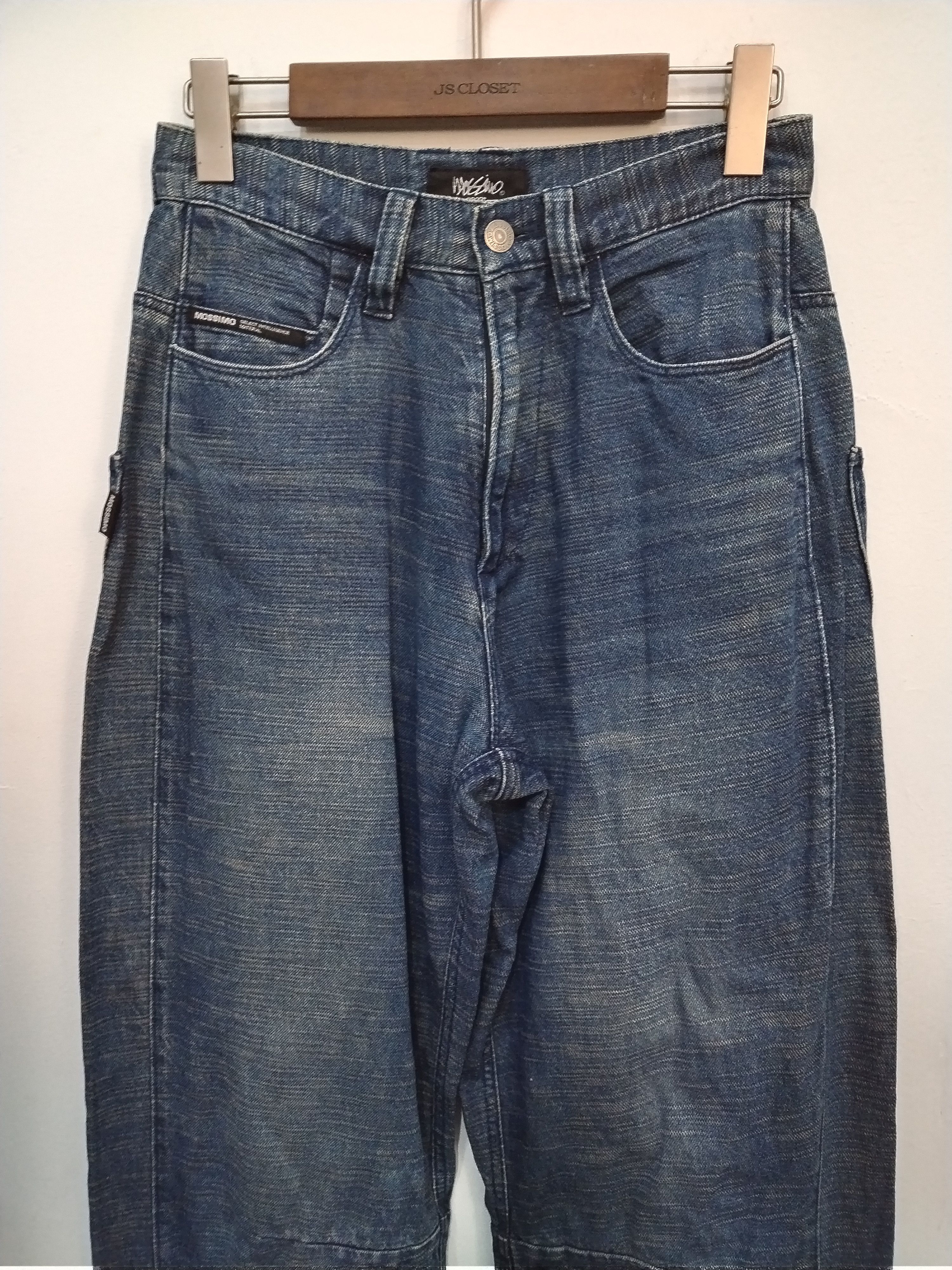 Mossimo Baggy vtg Mossimo Sport Jeans nice design straight cut loose Size 27" / US 4 / IT 40 - 5 Thumbnail