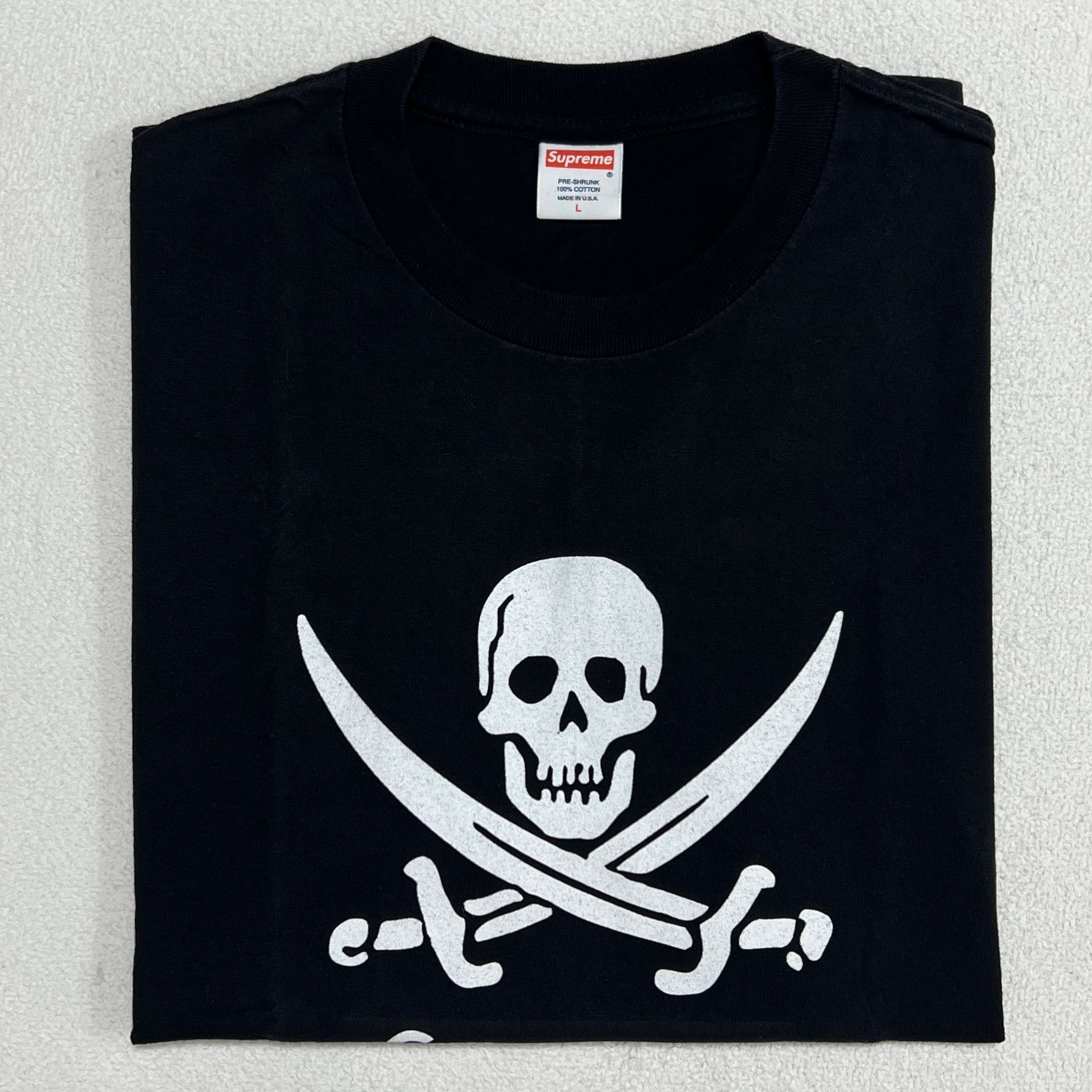 Neighborhood × Supreme Supreme SS07 Neighborhood Skull Box Logo Tee Black Size US L / EU 52-54 / 3 - 5 Thumbnail