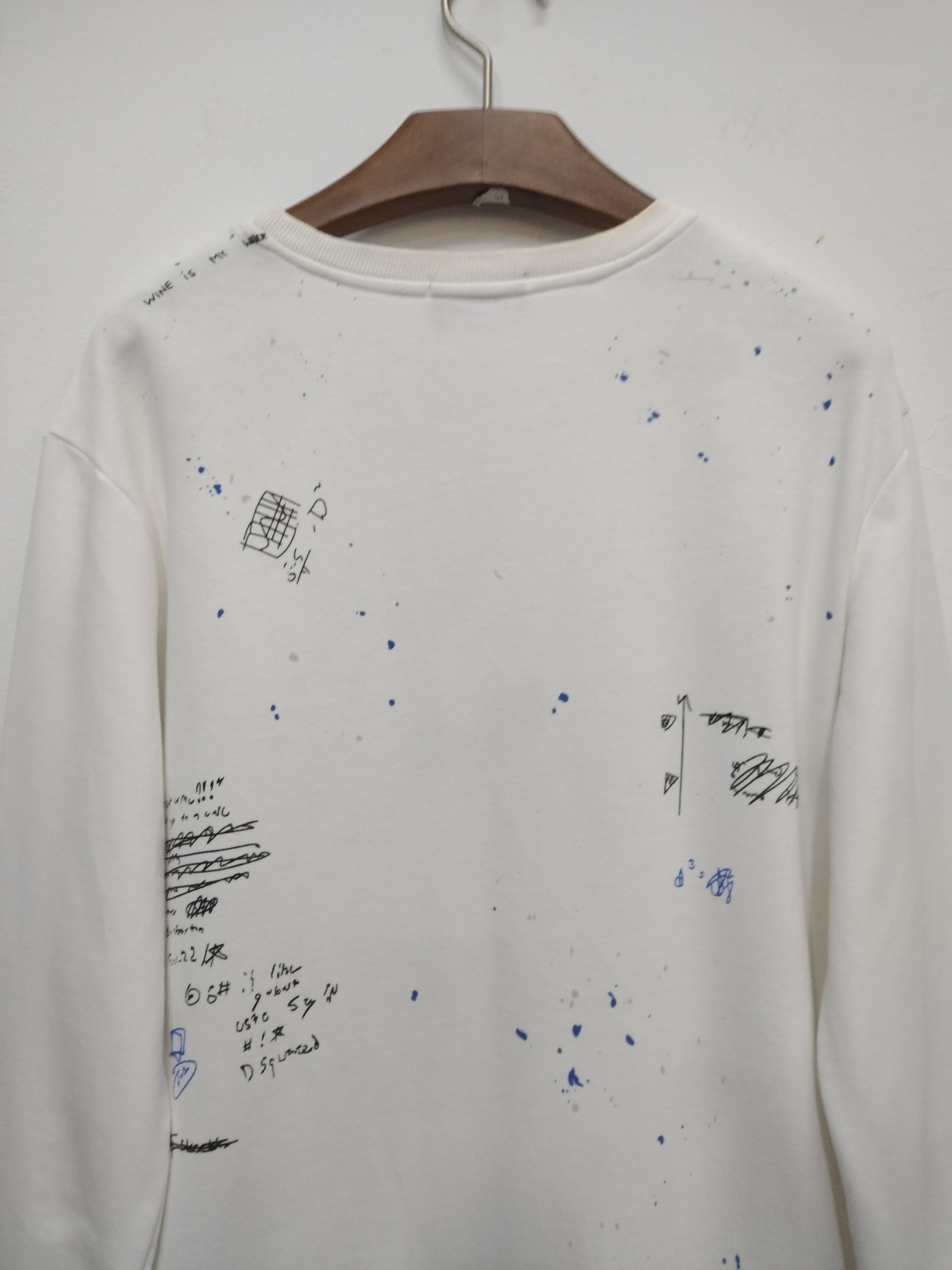 Dsquared2 × If Six Was Nine RARE DESIGN DSQUARED2 GRAFFITI SWEATSHIRT Size US L / EU 52-54 / 3 - 14 Thumbnail