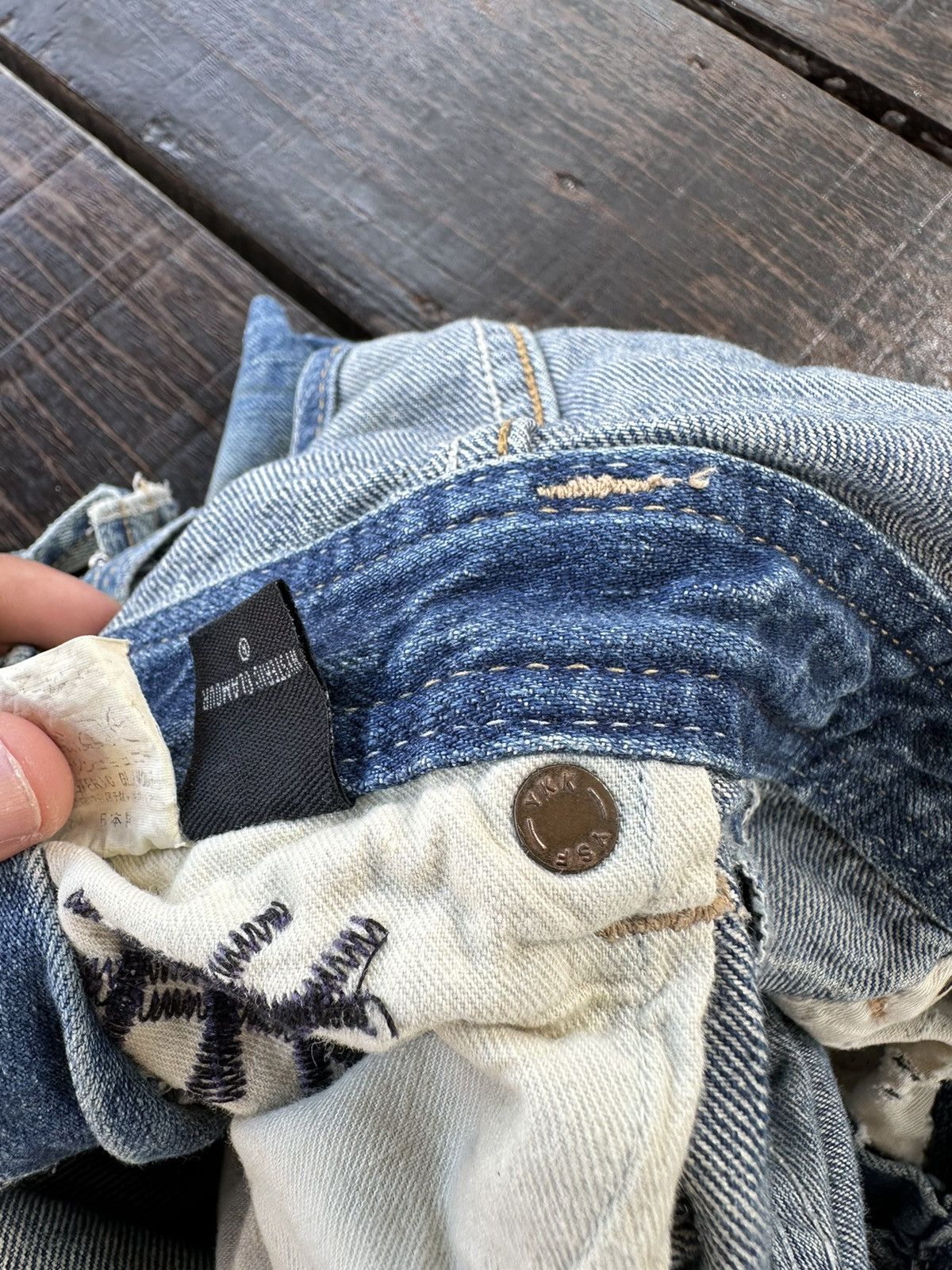 Hysteric Glamour × Vintage Vintage hysteric glamour overall short denim rare design Size 30" / US 8 / IT 44 - 17 Thumbnail