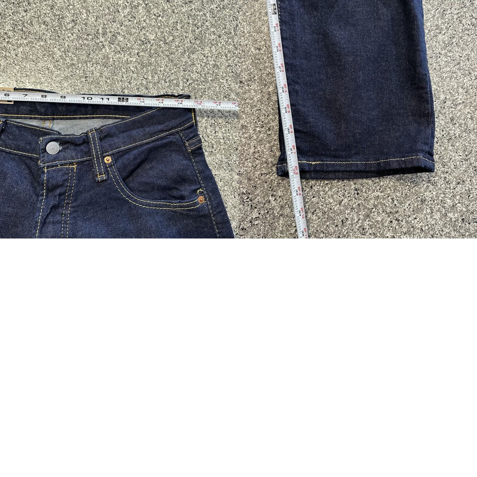 Levi's Levi's 501 Jeans Men 30x32 Straight Dark Wash Denim Stretch Size US 30 / EU 46 - 8 Thumbnail