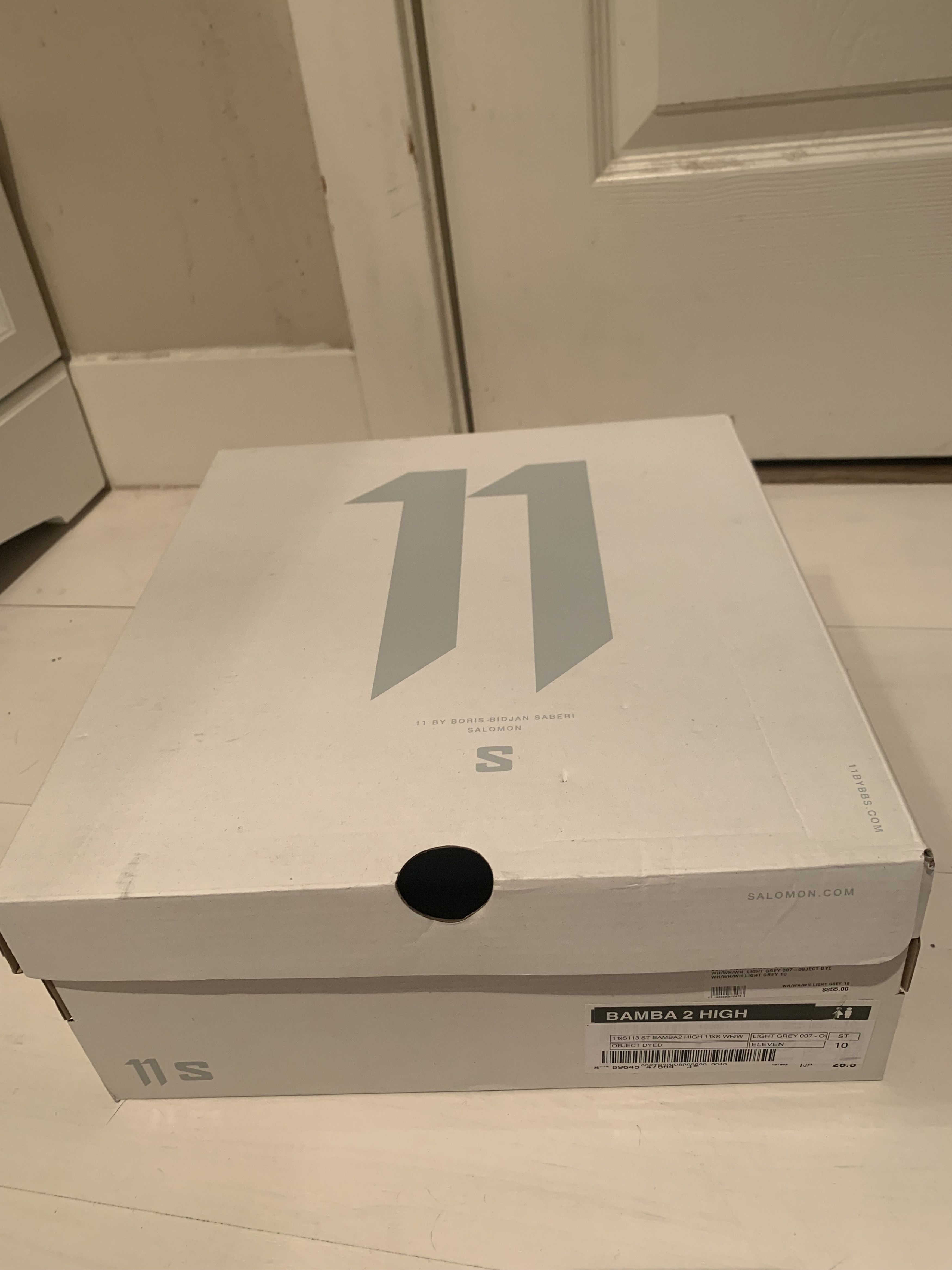 11 By Boris Bidjan Saberi × Salomon Salomon x 11bybbs Bamba 2 Object Dyed Light Gray Size US 10.5 / EU 43-44 - 14 Thumbnail