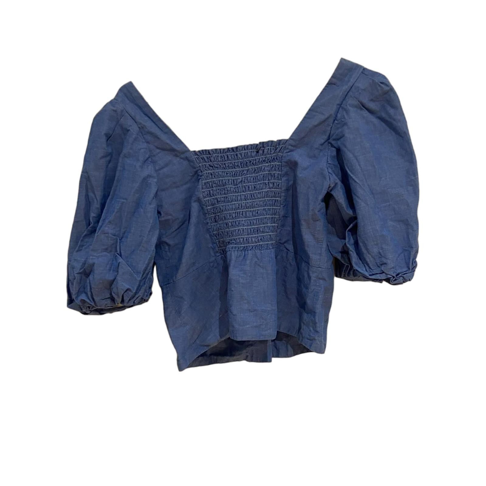 Sandro Sandro Top Sandro Puff Sleeved Shirt Size S / US 4 / IT 40 - 5 Thumbnail