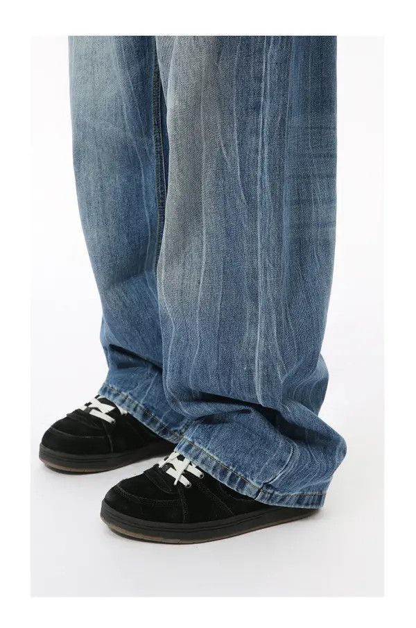 Japanese Brand Kin American cleanfit washed heavy duty fashionable jeans Size US 34 / EU 50 - 5 Thumbnail
