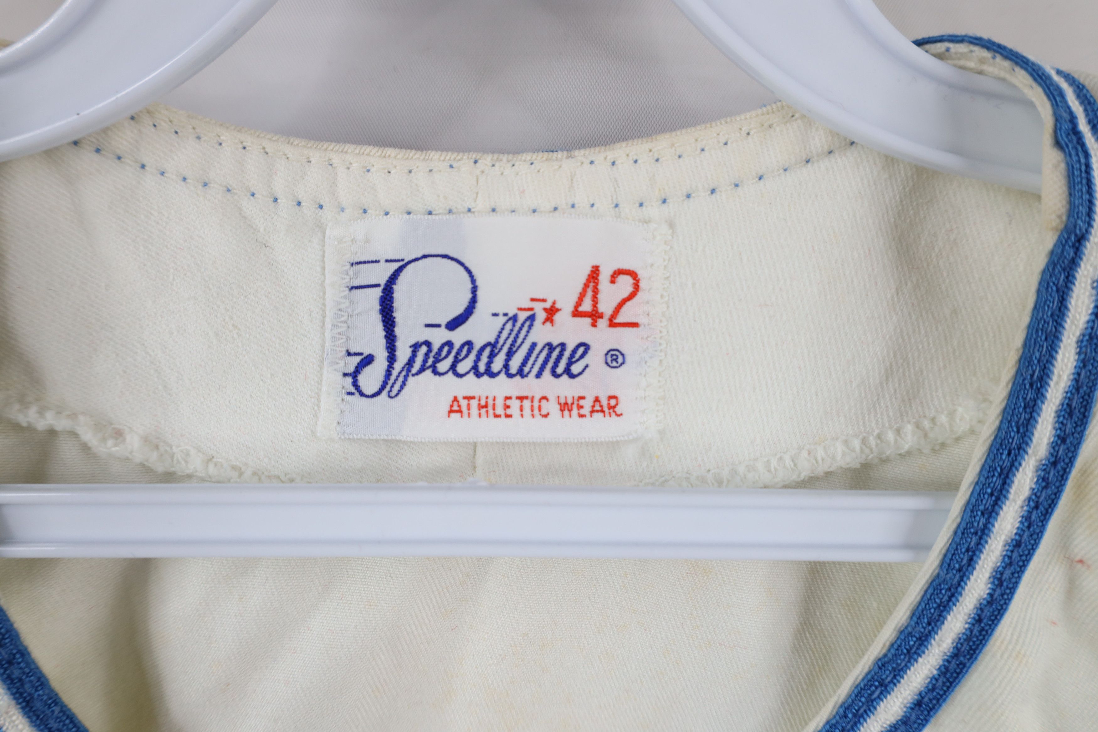 Vintage Vintage 50s Stitch Sleeveless Baseball Jersey White USA Size US XL / EU 56 / 4 - 9 Thumbnail