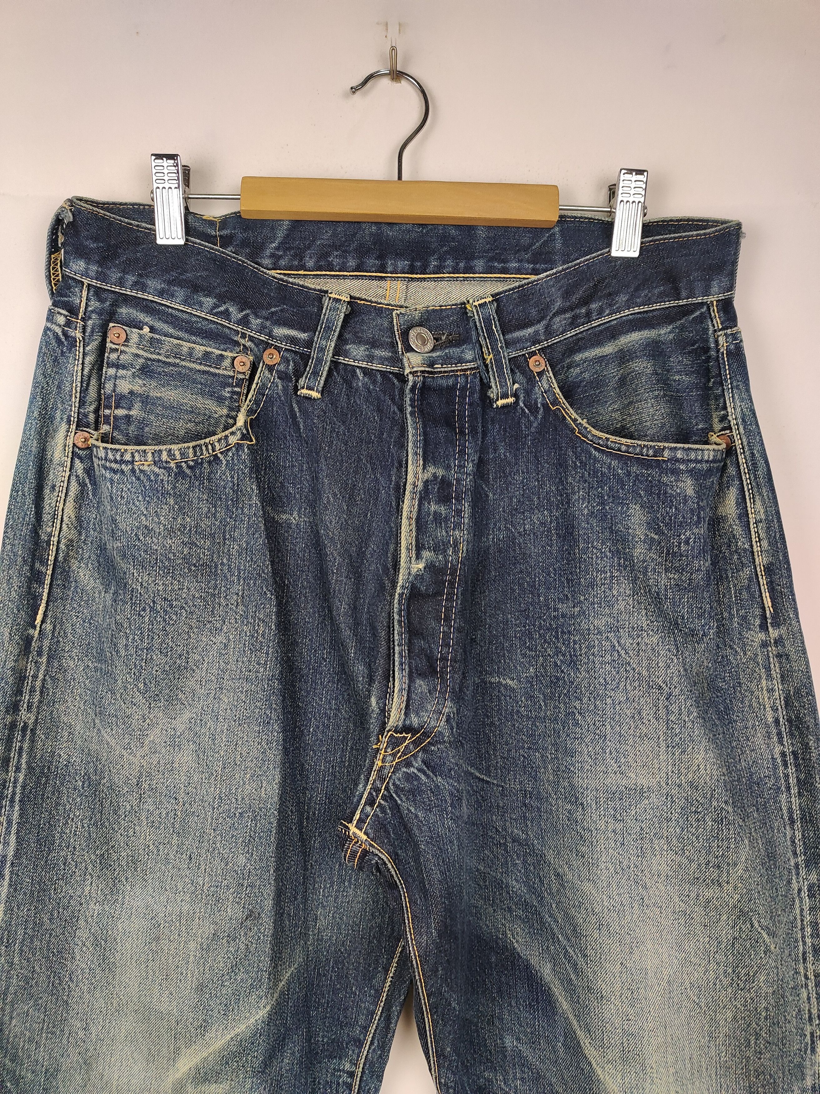 The Silver Stone Vintage 90s Silverstone Selvedge Denim Pant Size US 31 - 2 Thumbnail