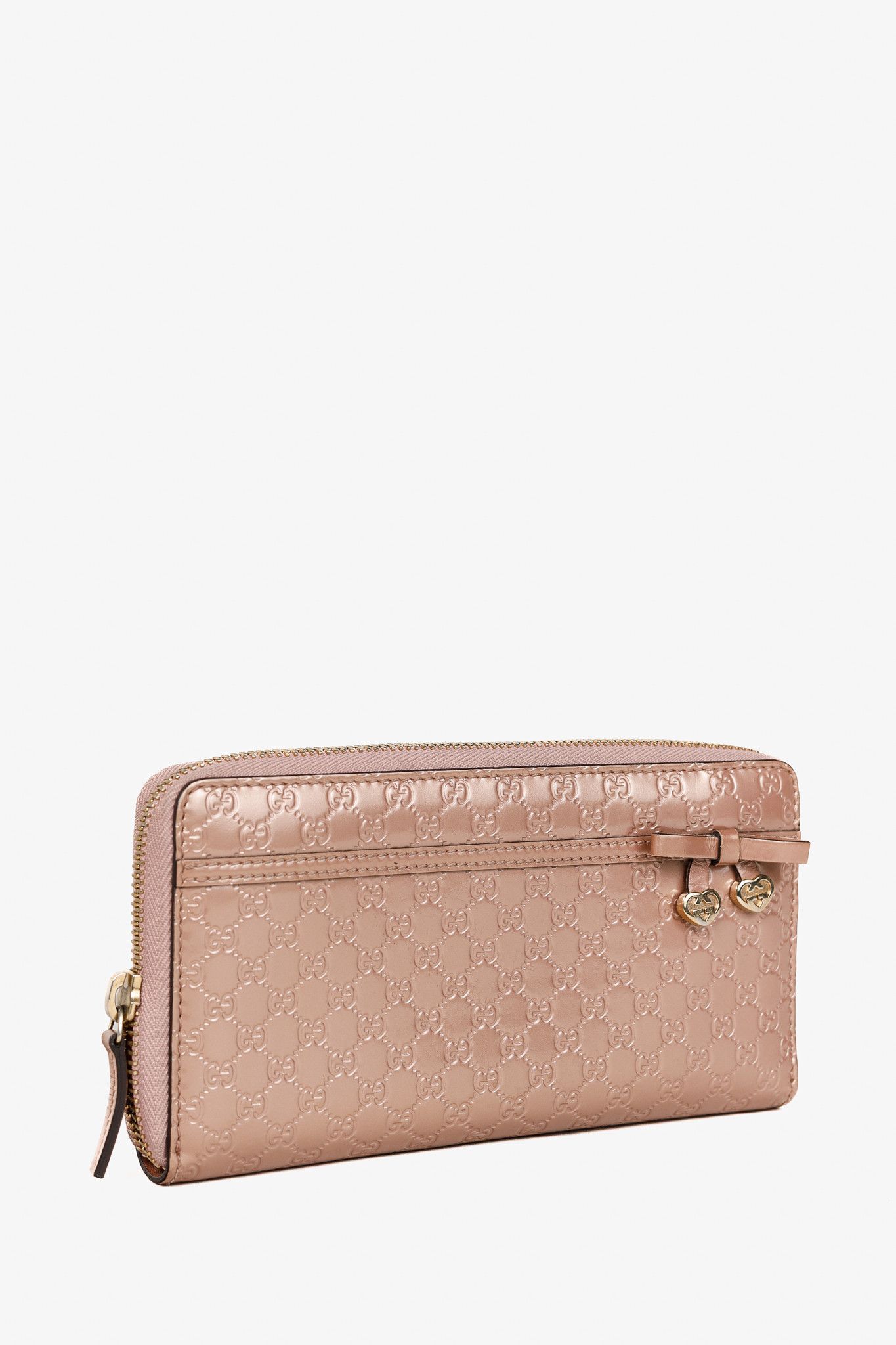 Gucci Gucci Dusty Rose Microguccissima Zip-Around Wallet Size ONE SIZE - 2 Thumbnail