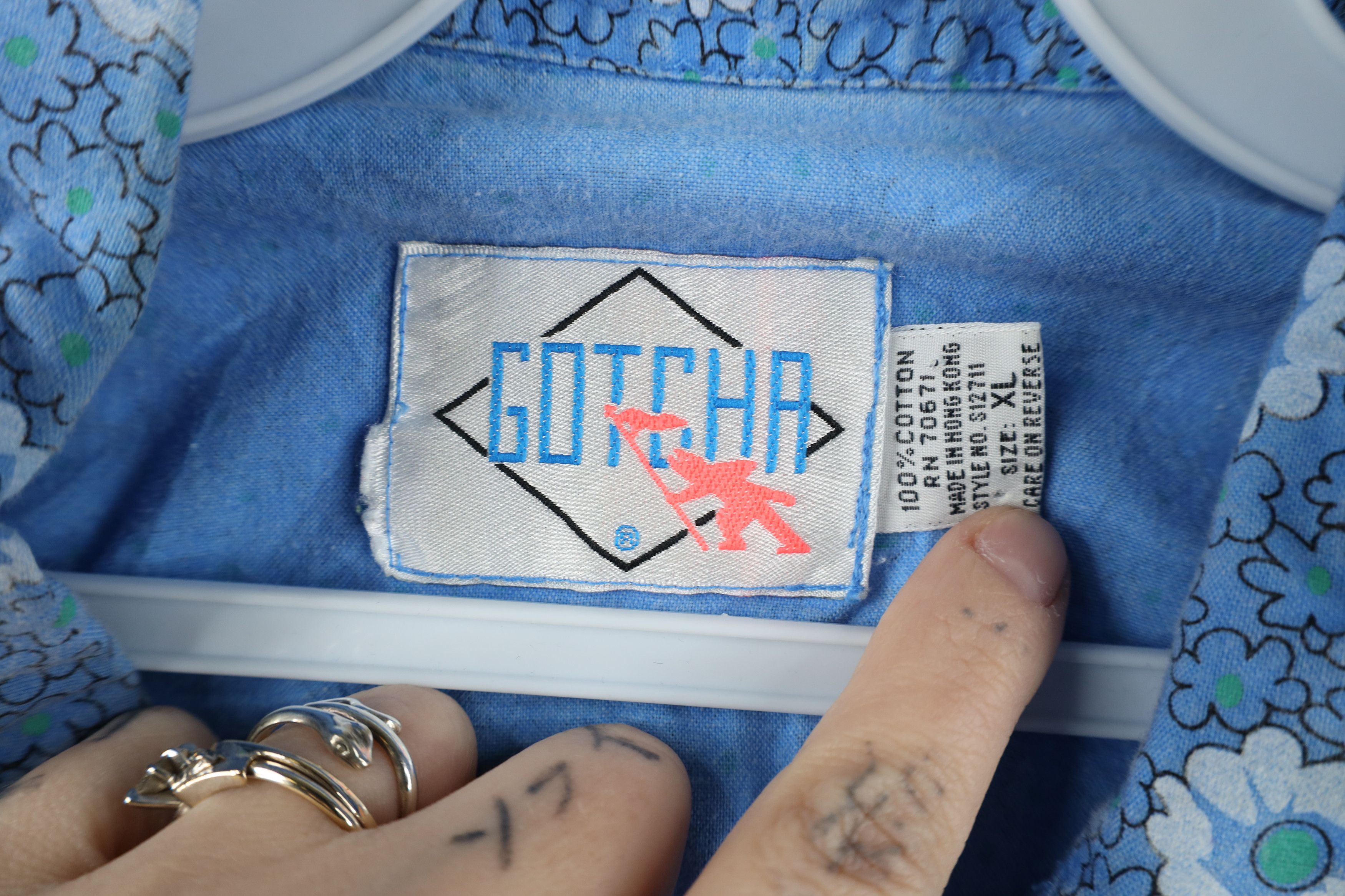Gotcha Vintage 90s Gotcha Surfing Flower Short Sleeve Button Shirt Size US XL / EU 56 / 4 - 8 Thumbnail