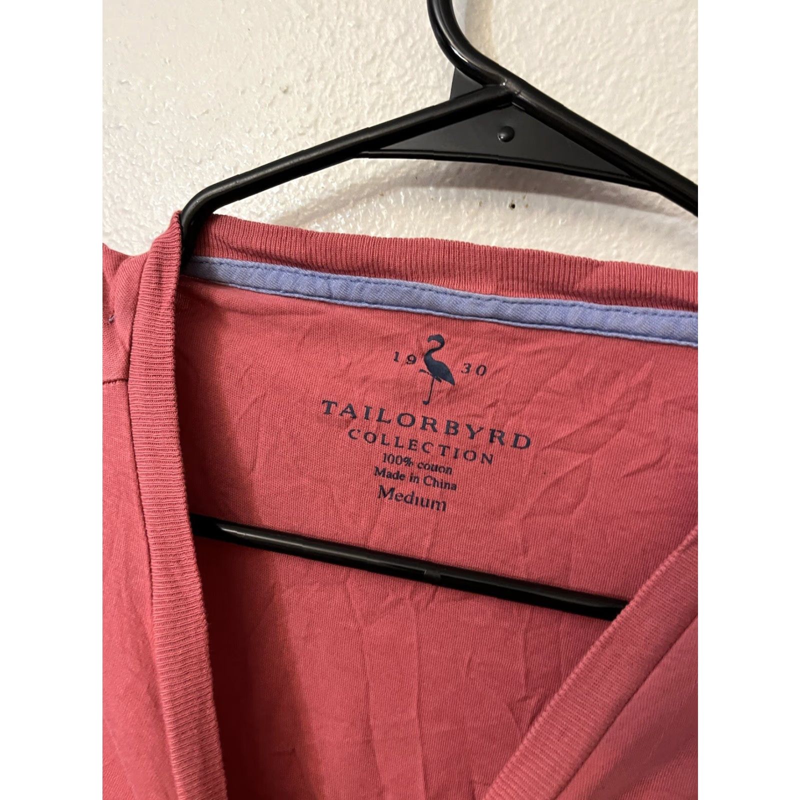 Tailorbyrd TAILORBYRD Shirt Men M Pink Short-Sleeve Crewneck TShirt 2020-2029 Beach Logo Embroidered Cotton Polyester Size US M / EU 48-50 / 2 - 3 Thumbnail