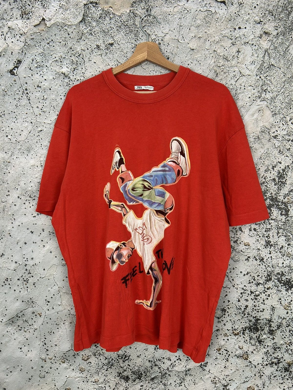 Zara Zara Hip Hop Rap Baggy Oversized Tee Streetwear Skate Size US L / EU 52-54 / 3 - 1 Thumbnail