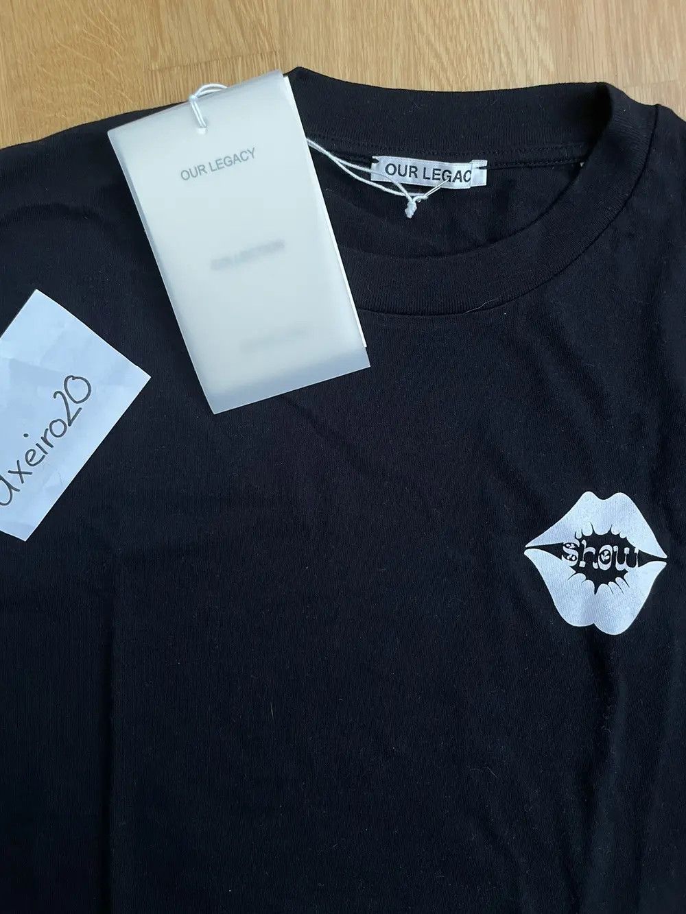 Our Legacy Our Legacy Box T-Shirt Black Air Kiss Print Size US M / EU 48-50 / 2 - 2 Thumbnail