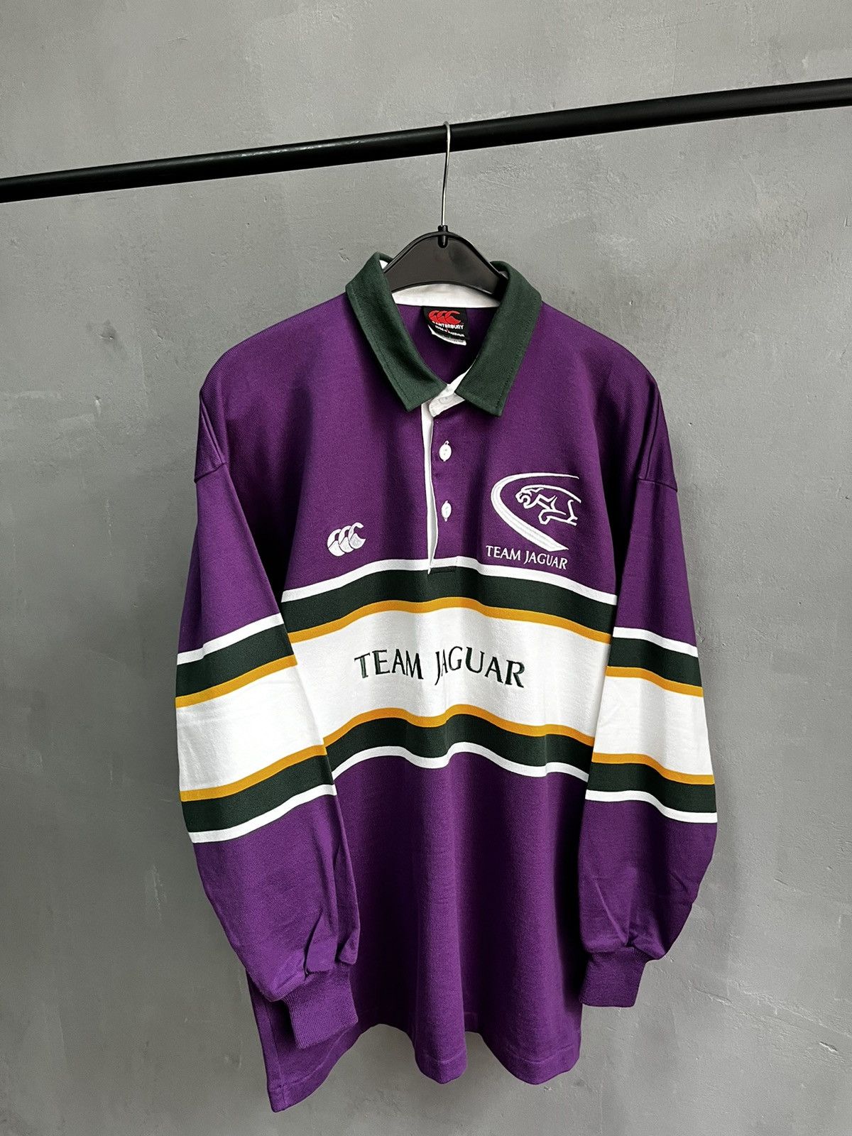 Canterbury of New Zealand × Vintage Rugby team jaguar Size US L / EU 52-54 / 3 - 1 Thumbnail