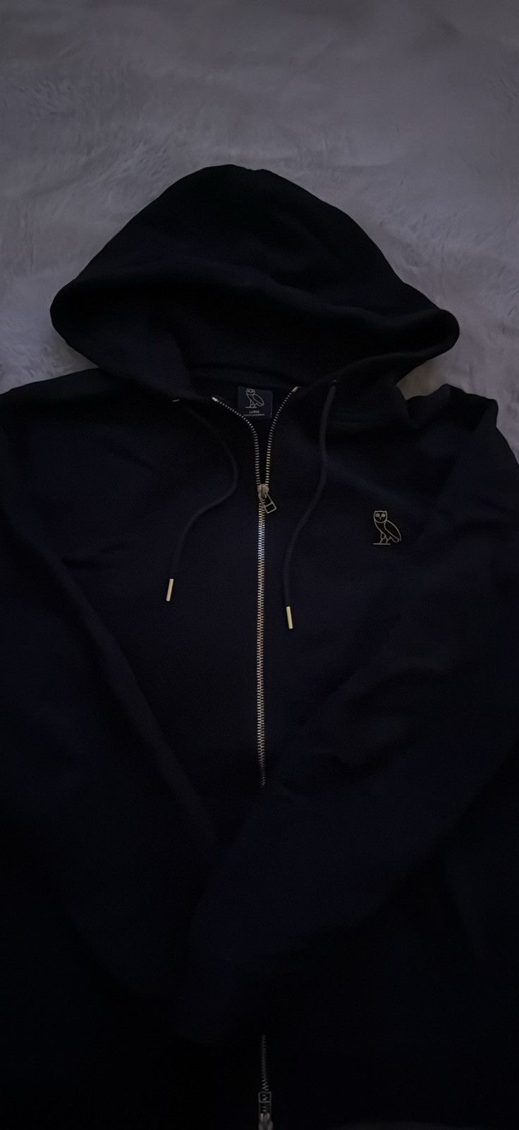 October's Very Own OVO Black & Gold Zipper Hoodie Size US L / EU 52-54 / 3 - 2 Thumbnail