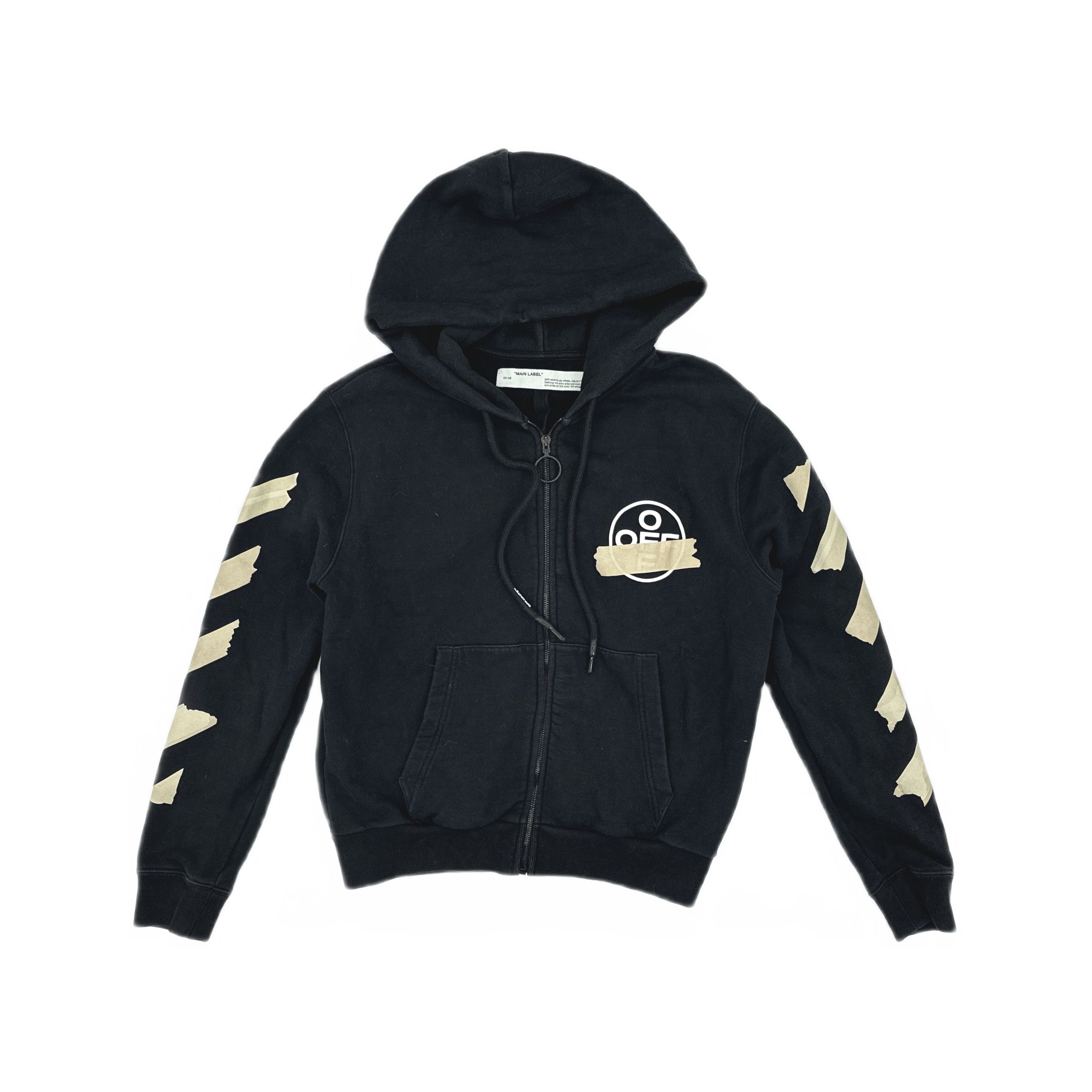 Off-White Off White Gradient Zip-Up Hoodie Size M | Grailed