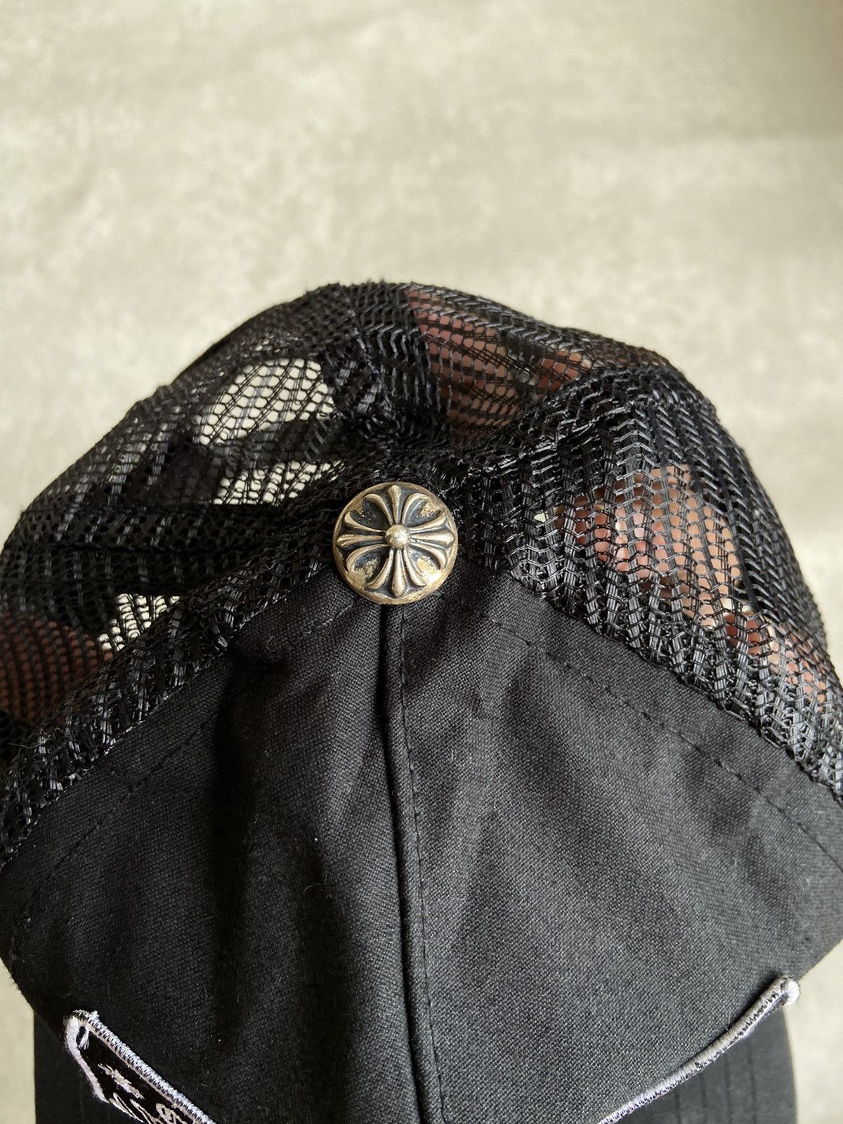 Chrome Hearts ❌SOLD❌Chrome Hearts Black Trucker Hat Size ONE SIZE - 11 Thumbnail