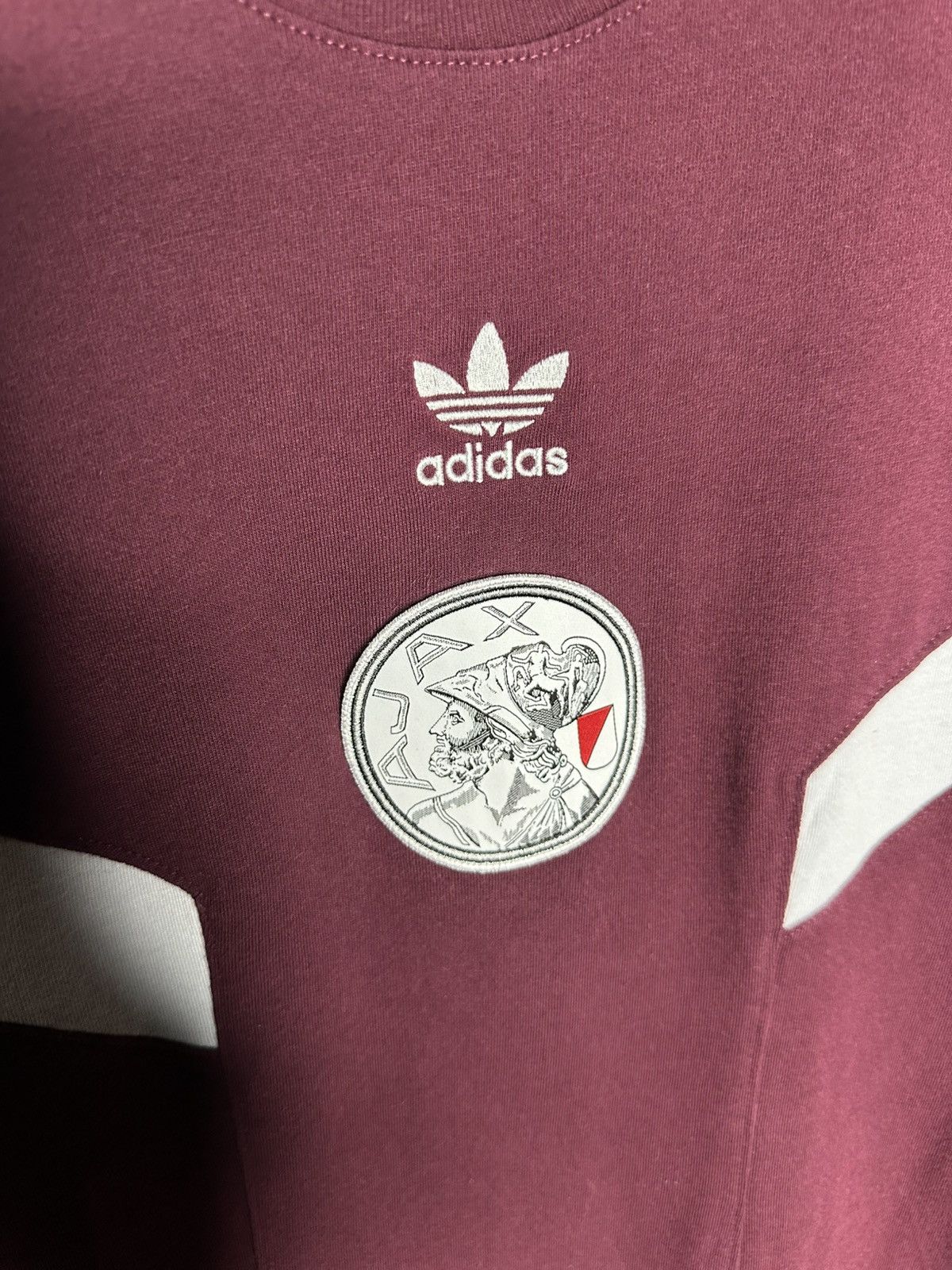 Adidas Adidas Originals Ajax Amsterdam Crewneck T-Shirt Size US S / EU 44-46 / 1 - 3 Thumbnail