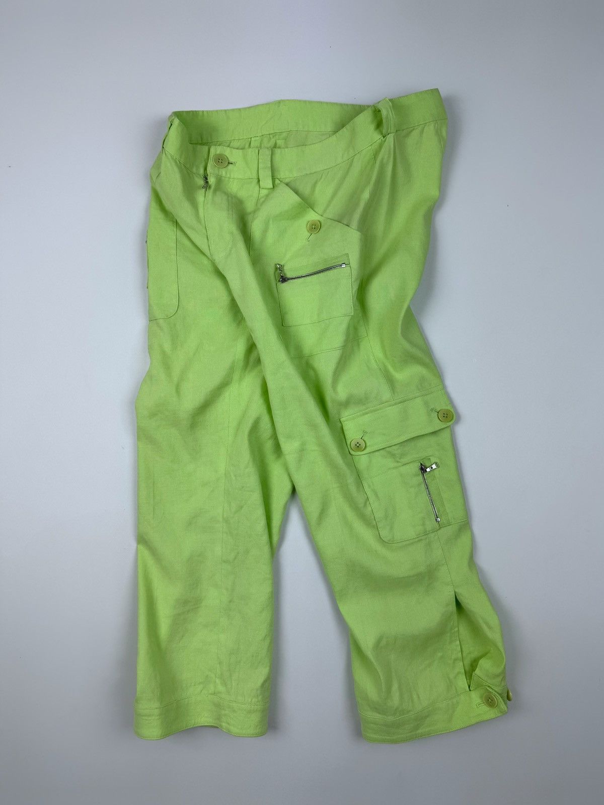 Ralph Lauren Black Label Ralph Lauren Black Label Linen Blend Capri Cargo Pants Size 27" / US 4 / IT 40 - 1 Thumbnail