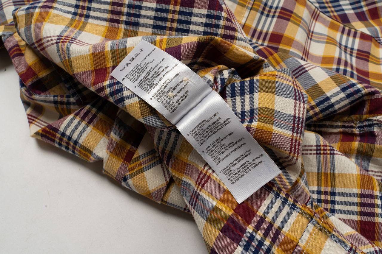 Fred Perry 🔵 FRED PERRY Short Sleeve Cotton Madras Check Shirt Size US XS / EU 42 / 0 - 16 Thumbnail