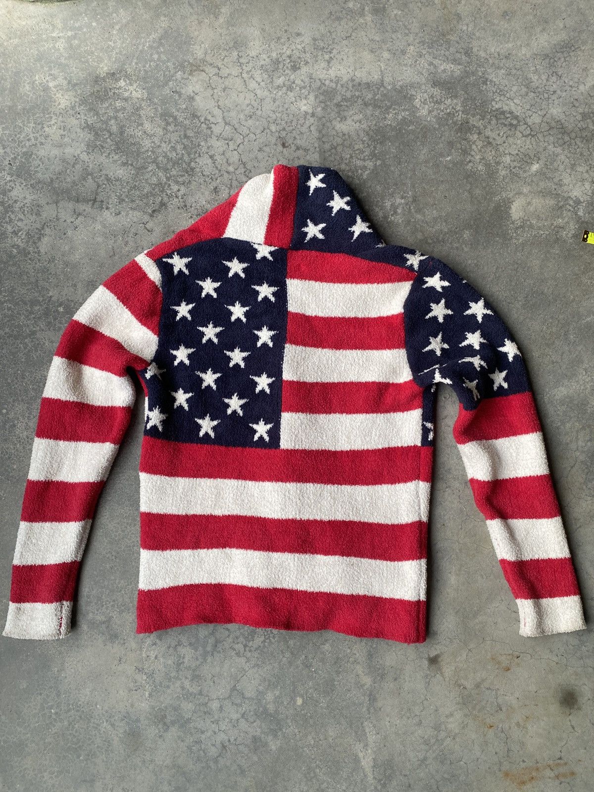 Japanese Brand Vintage Usa flag design flech jacket Size US S / EU 44-46 / 1 - 3 Thumbnail