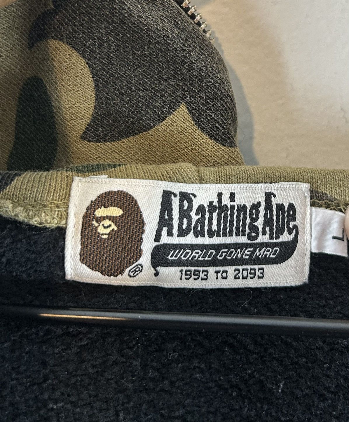 Bape Bape Shark Full Zip Hoodie Size US L / EU 52-54 / 3 - 7 Thumbnail