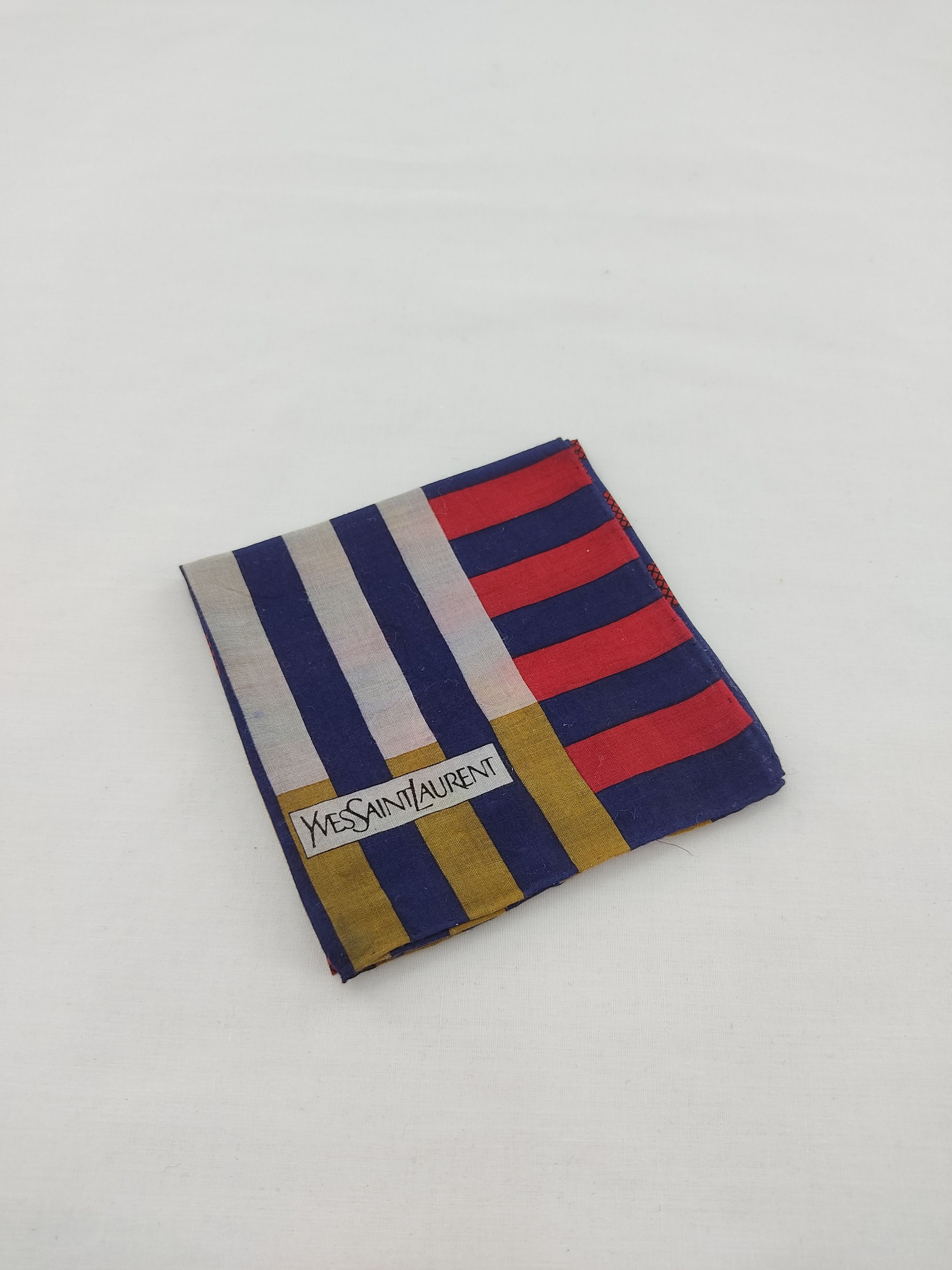 Vintage × Yves Saint Laurent Vintage Yves Saint Laurent Handkerchief / Neckwear / Bandana Size ONE SIZE - 2 Thumbnail