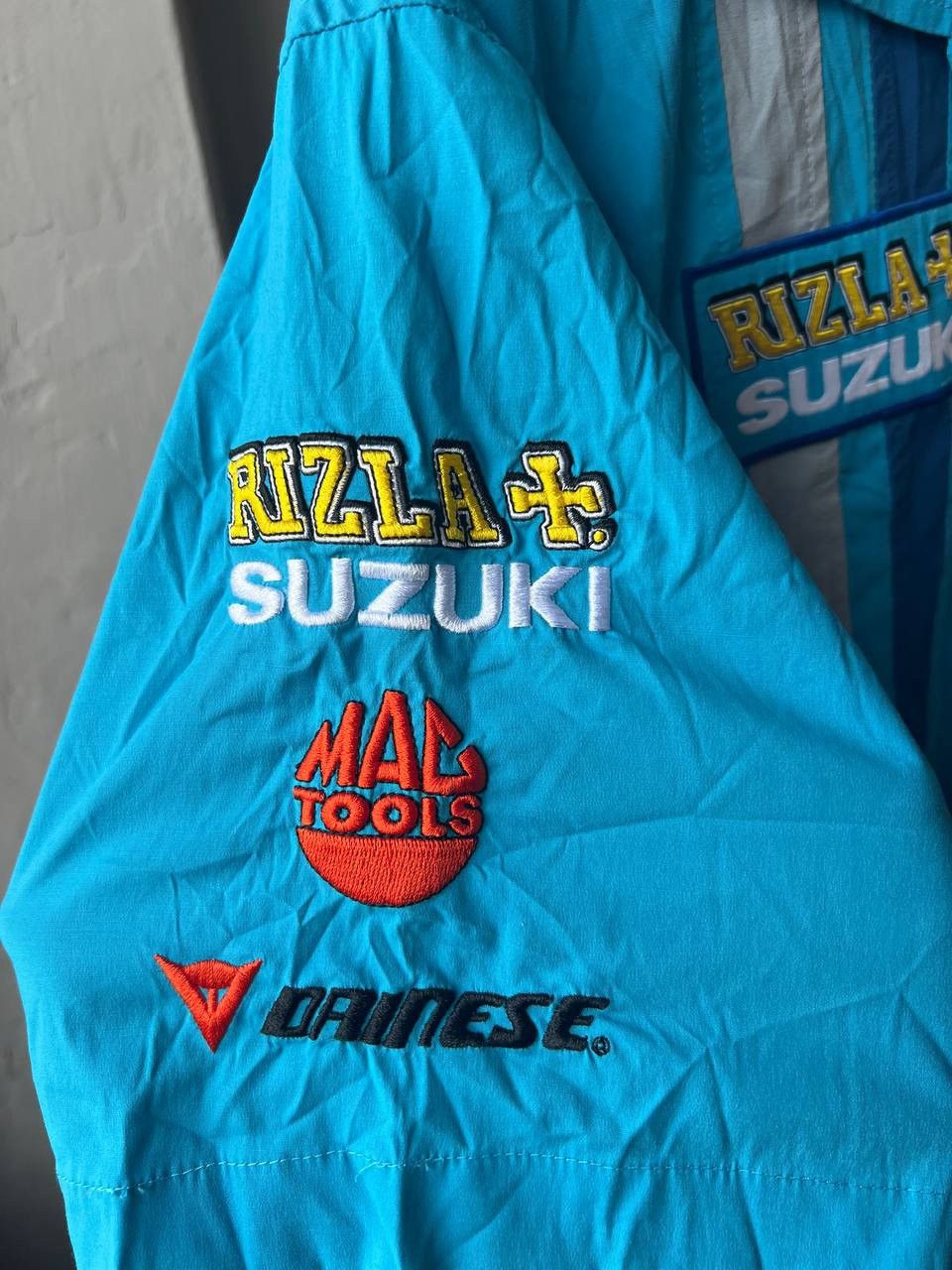ICON Motorsports SUZUKI RIZLA+ RARE COTTON MOTO RACING BUTTON JERSEY SHIRT XL Size US XL / EU 56 / 4 - 5 Thumbnail