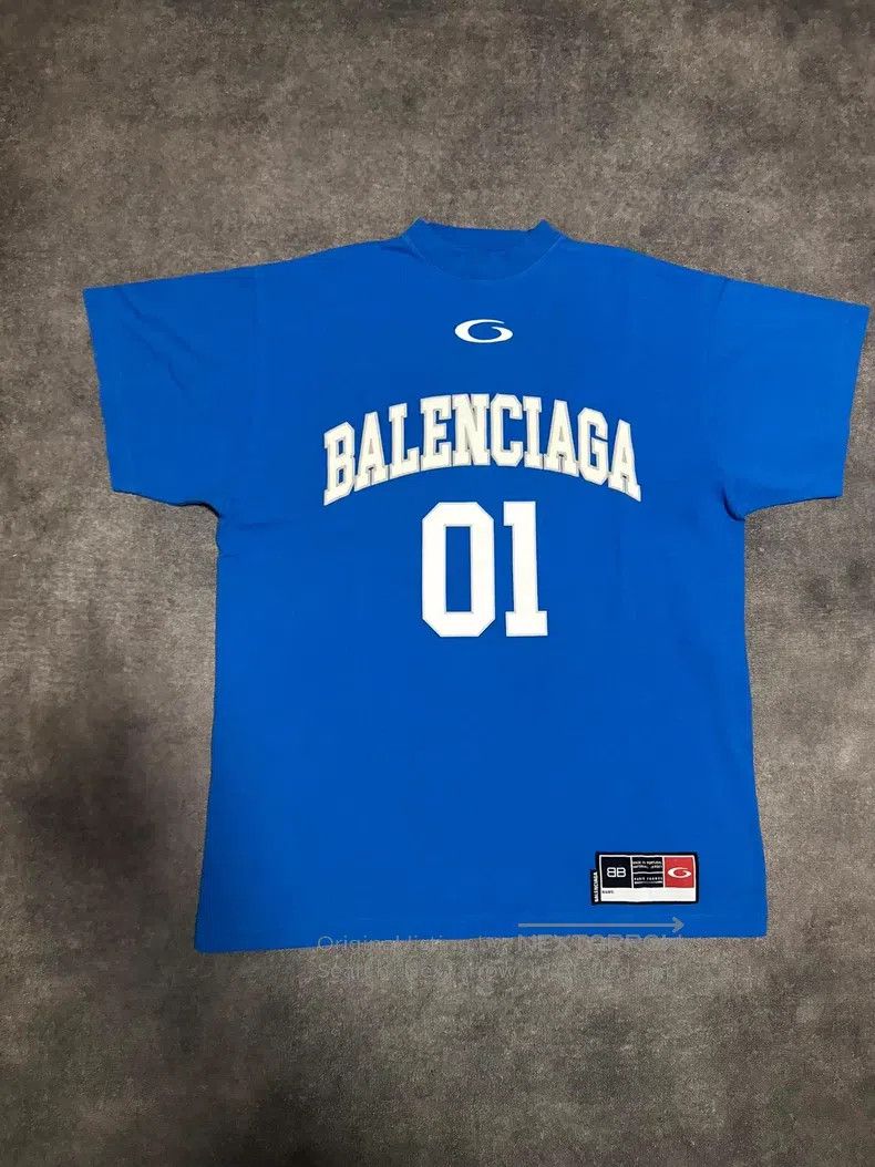 Balenciaga Balenciaga Basketball Jersey Size US S / EU 44-46 / 1 - 1 Thumbnail
