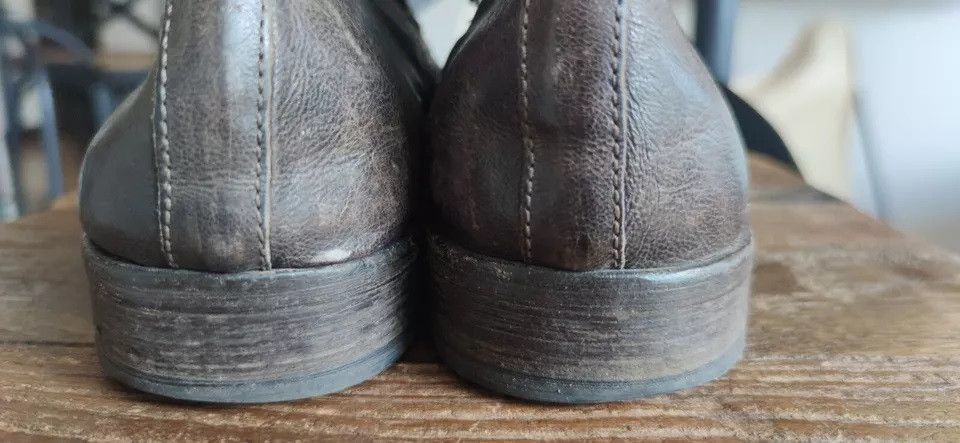 Allsaints AS 98 All Saints Brown Leather Boots Distressed Size US 10 / EU 43 - 11 Thumbnail