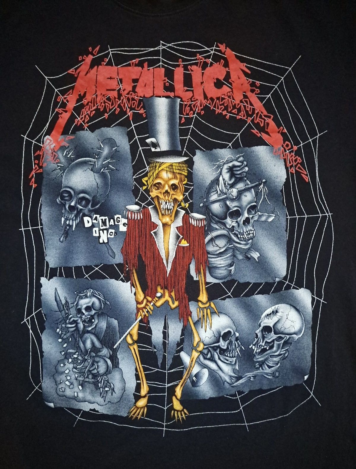 Metallica METALLICA x DAMAGE INC x Vintage T-Shirt Size US L / EU 52-54 / 3 - 3 Thumbnail