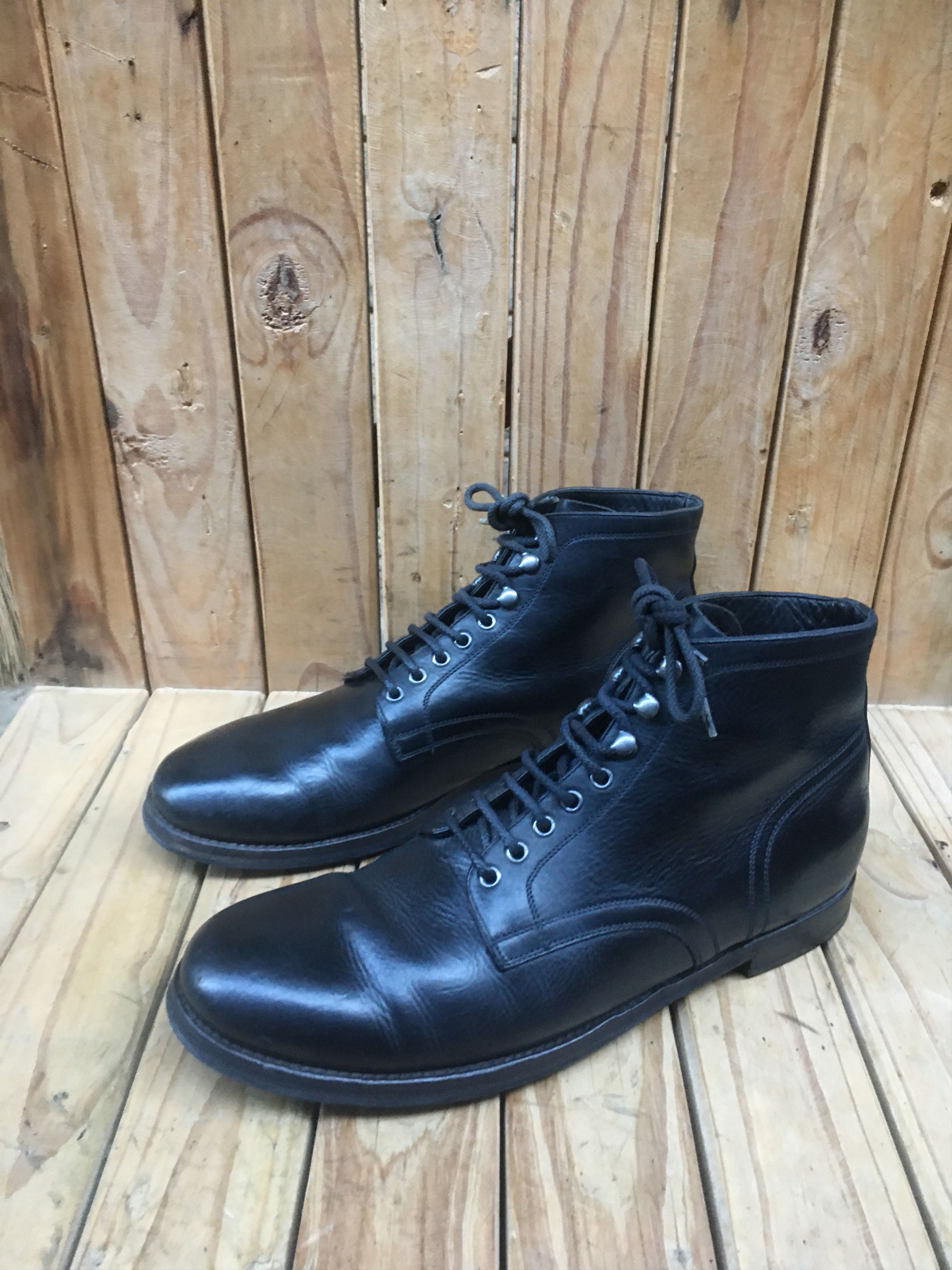 Dolce & Gabbana Dolce & Gabbana black leather boots Size US 12 / EU 45 - 10 Thumbnail