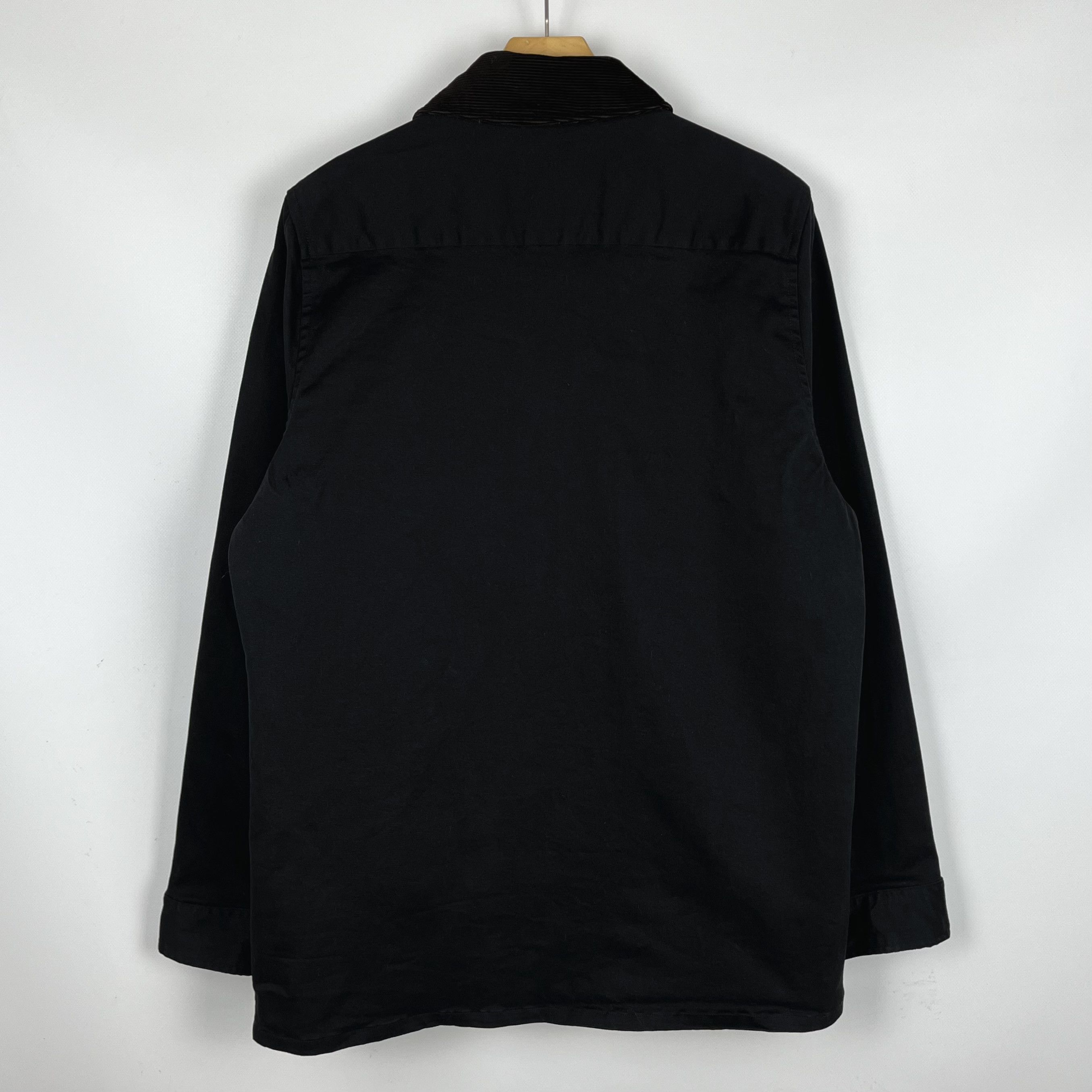 Percival Designer Percival Twill Black Chore Coat Jacket Size US L / EU 52-54 / 3 - 17 Thumbnail