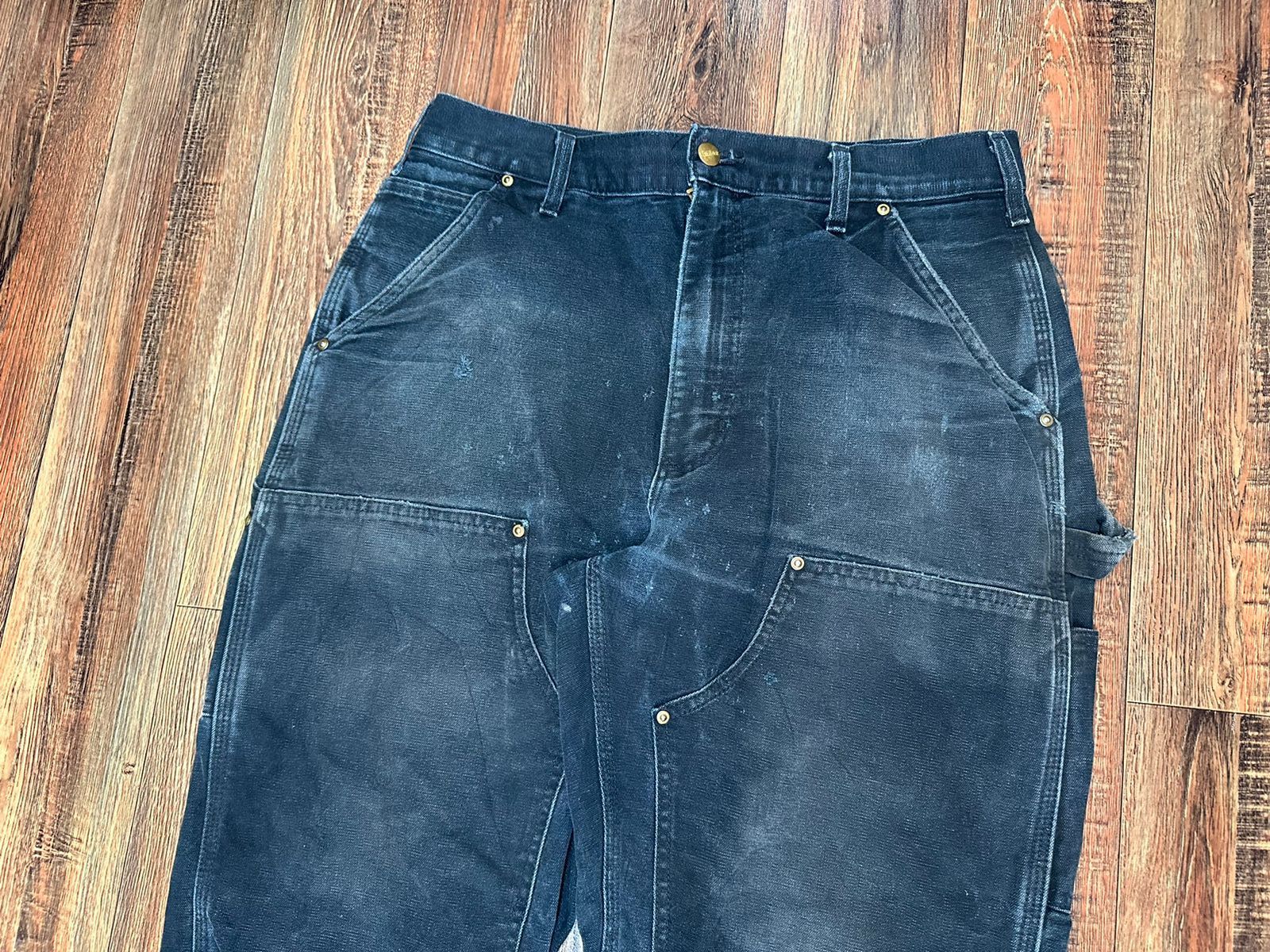 Carhartt Vintage carhartt double knee B01 BLK Size US 34 / EU 50 - 7 Thumbnail