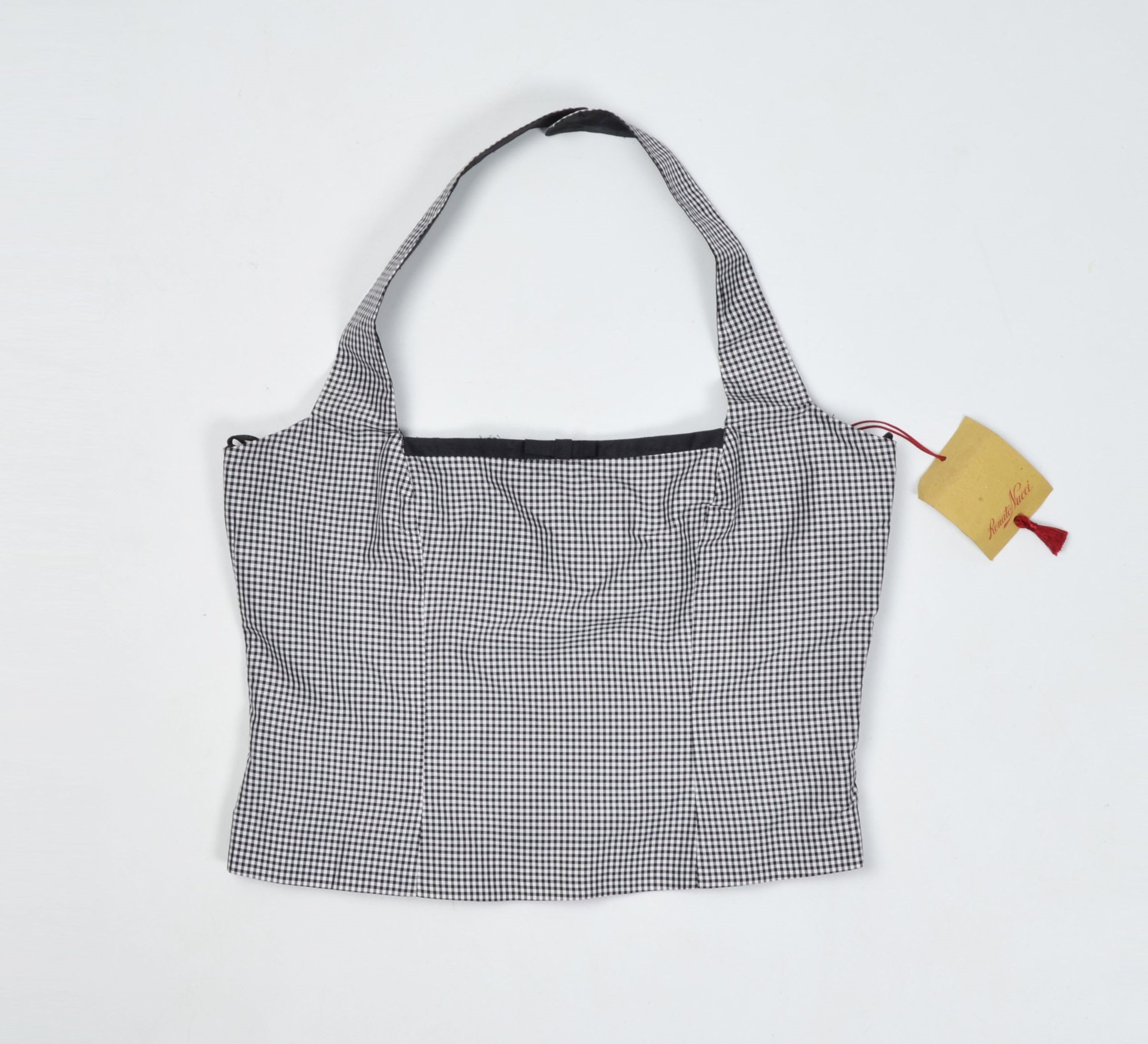 Vintage Vintage Renato Nucci Checkered Square Neck Halter Top Size M / US 6-8 / IT 42-44 - 3 Thumbnail