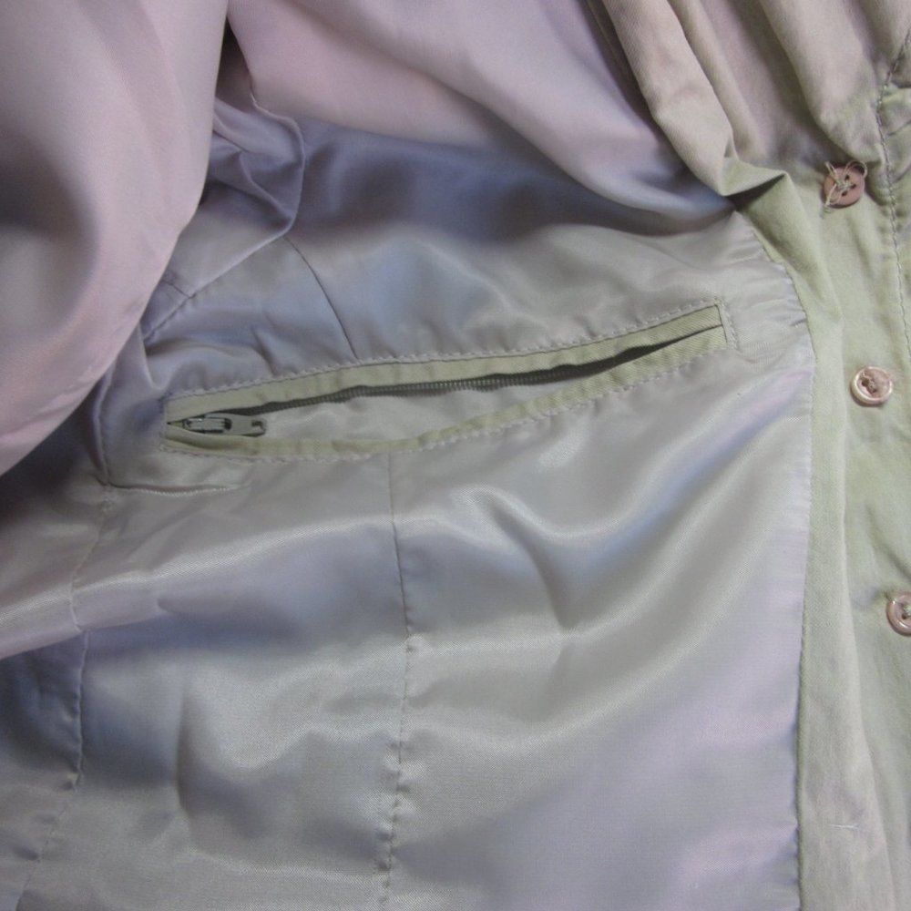 Vintage Creenstone Beige Jacket Size 36 Fits XS Button and Zip Front Size XS / US 0-2 / IT 36-38 - 11 Thumbnail