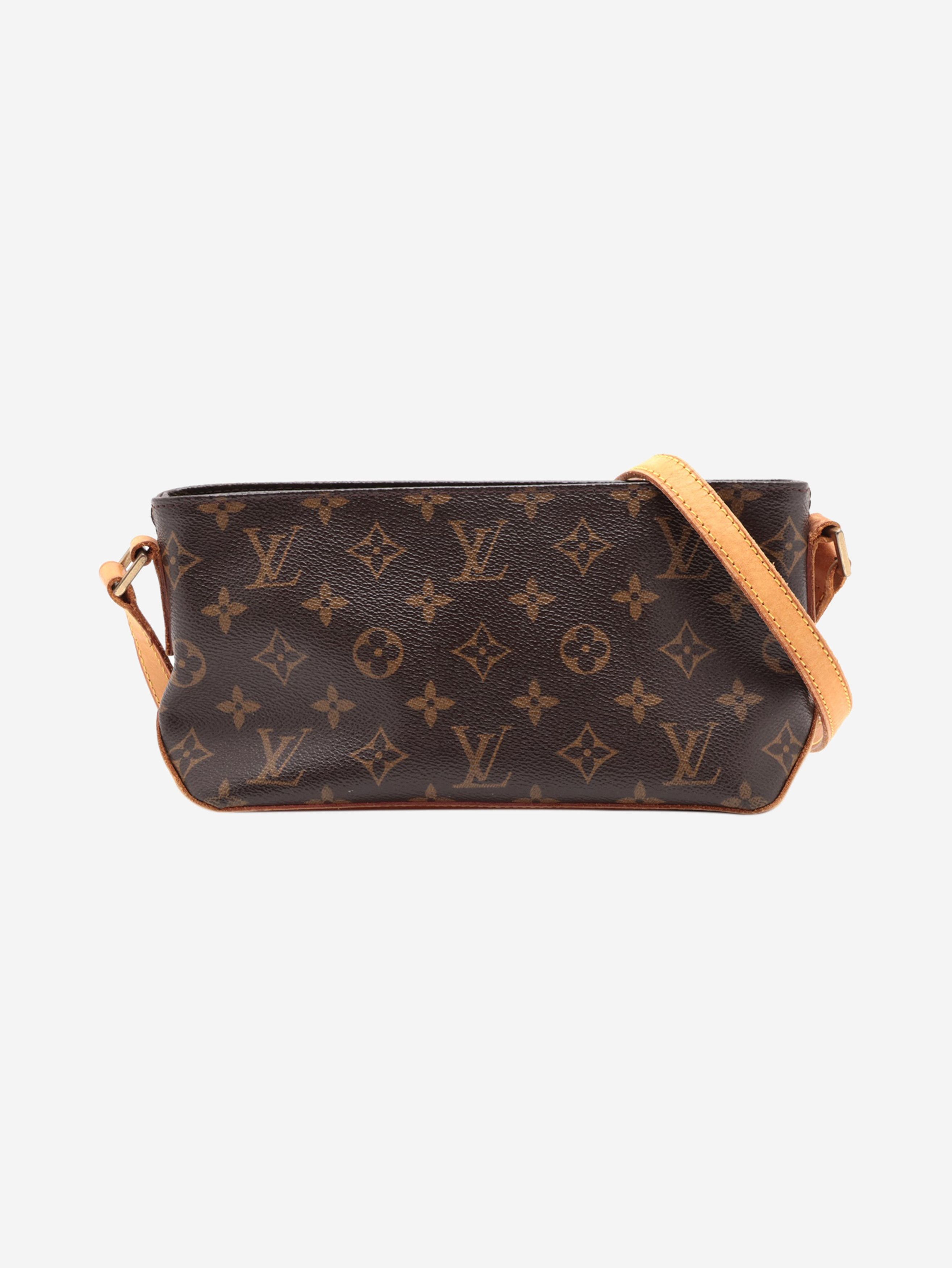 image of Louis Vuitton Brown Monogram 2003 Trotter Canvas Bag, Women's