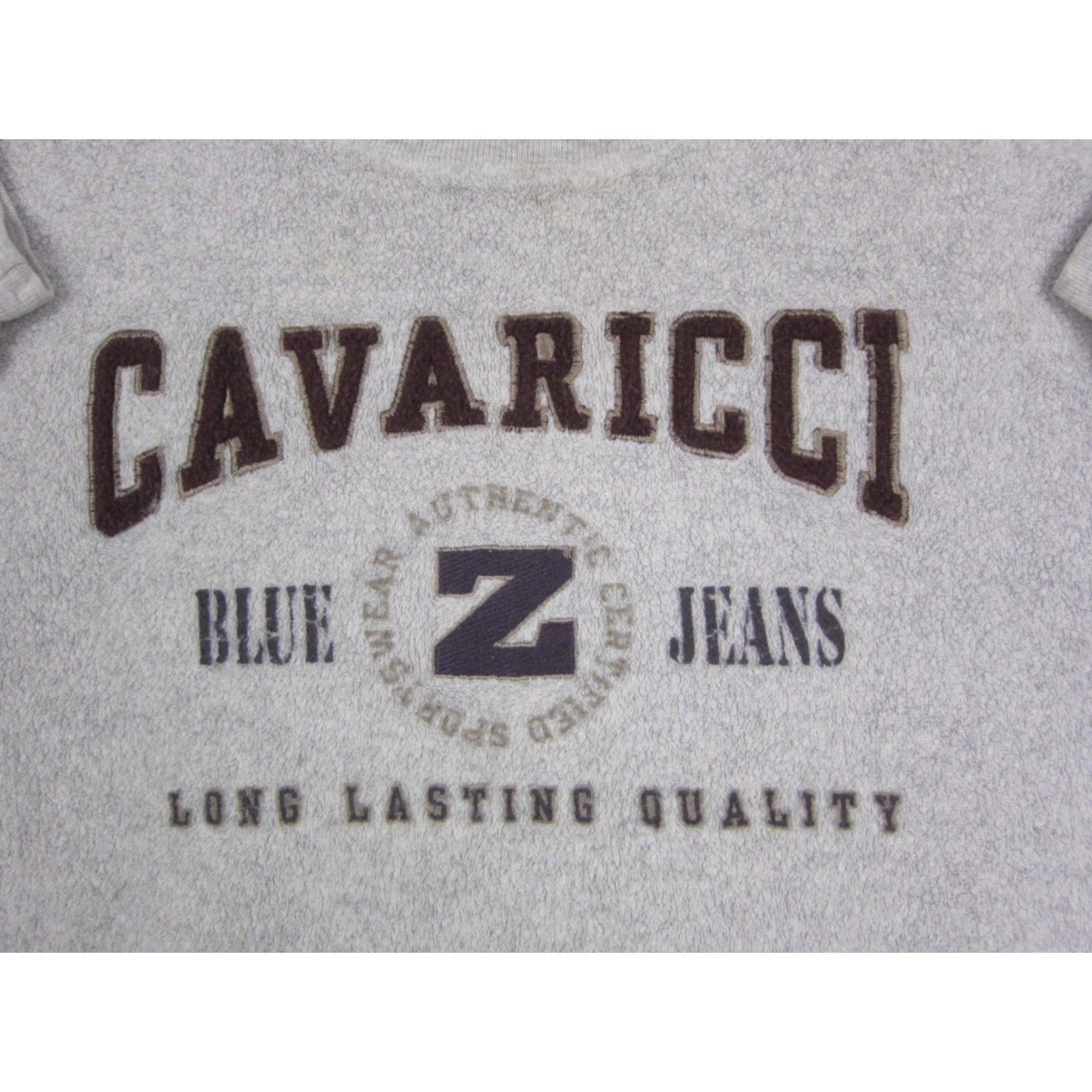 Vintage VINTAGE Z. Cavaricci Sweatshirt Mens M Gray Fleece Pullover 90s Gym & Training Size US M / EU 48-50 / 2 - 2 Thumbnail