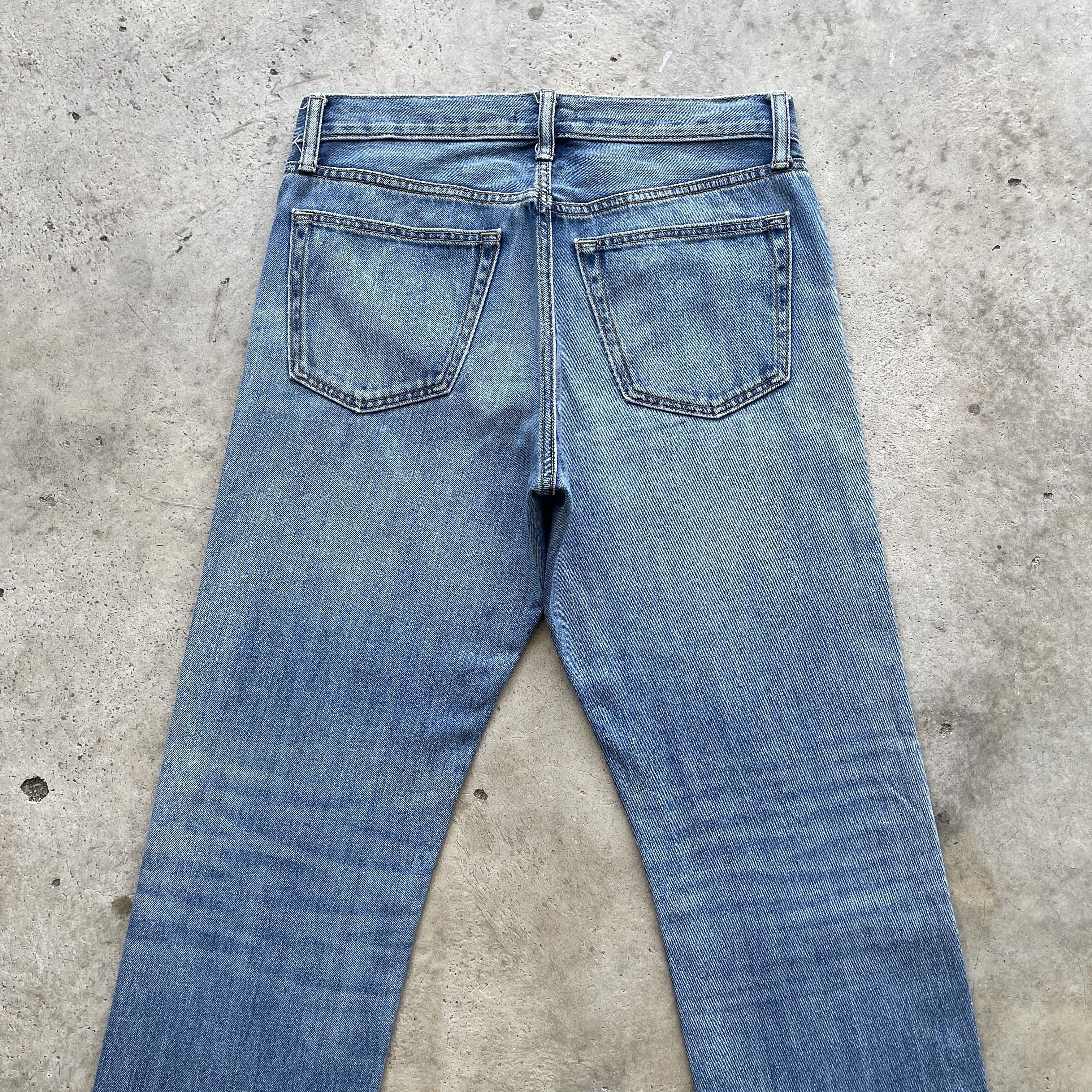 Japanese Brand VINTAGE JAPANESE DISTRESSED JEANS FADED PANTS DENIM W32x30 Size US 32 / EU 48 - 9 Thumbnail