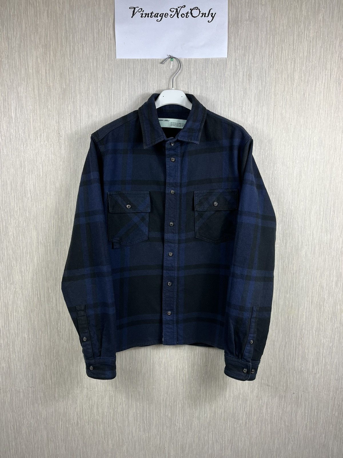 Off-White Off-White Virgil Abloh flannel shirt jacket arrows pink logo Size US S / EU 44-46 / 1 - 5 Thumbnail