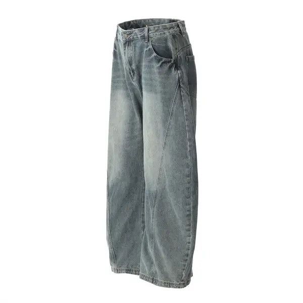 VIBE American retro washed workwear patchwork scimitar jeans Size US 32 / EU 48 - 2 Thumbnail