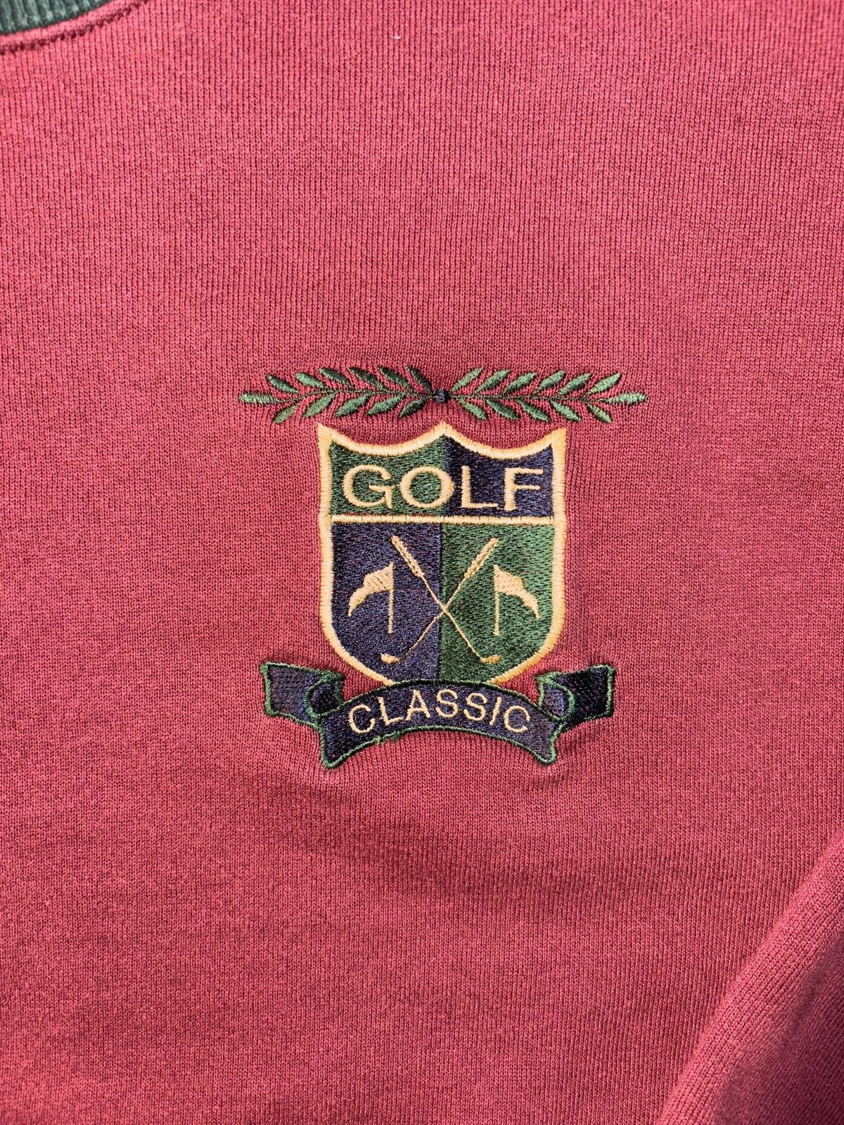 Vintage Vtg Crable Sportswear Golf Classic 90’s USA Striped Crewneck Size US L / EU 52-54 / 3 - 2 Thumbnail