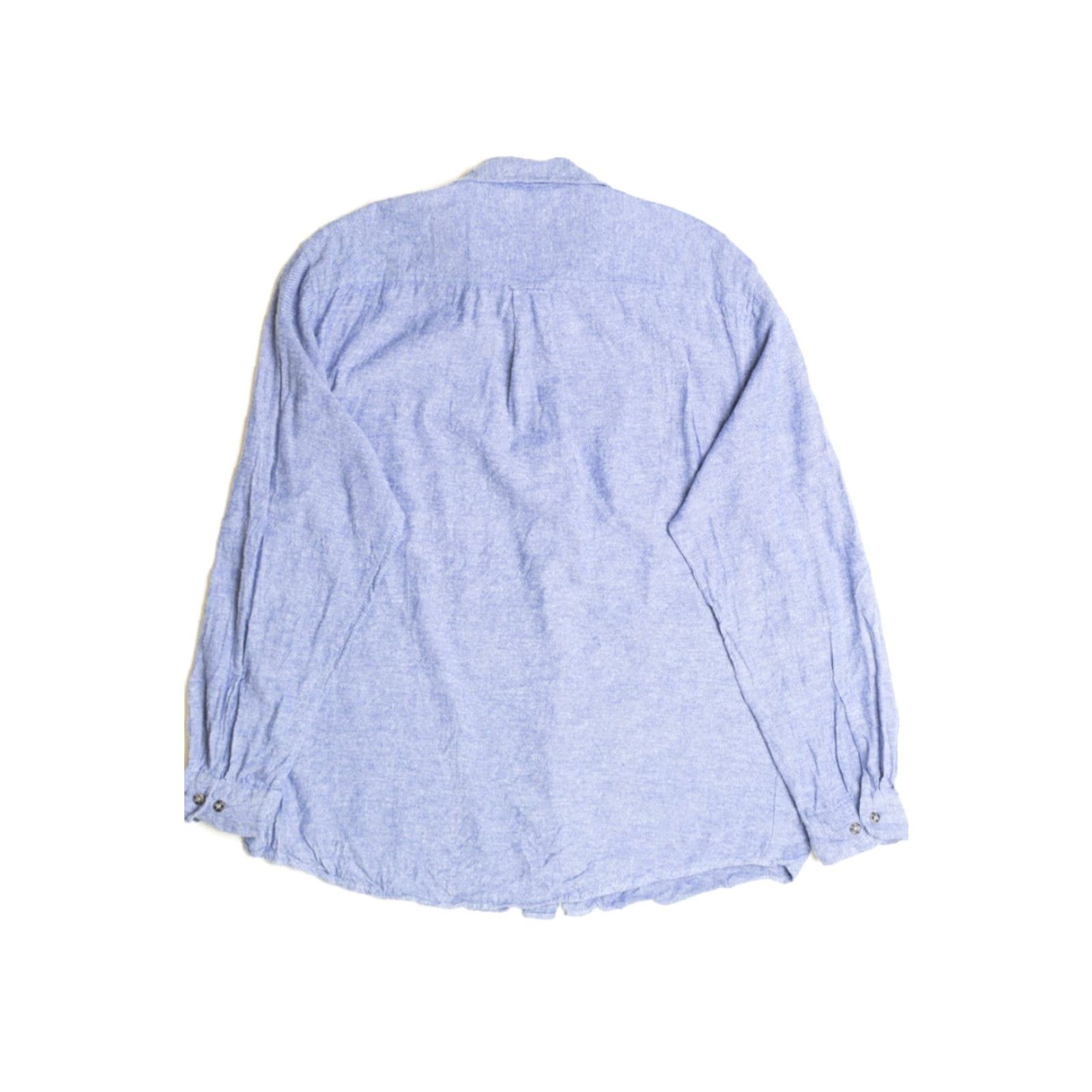 Vintage VINTAGE John Bartlett Shirt Large Blue Long Sleeve Button-Up Mens Size US L / EU 52-54 / 3 - 3 Thumbnail