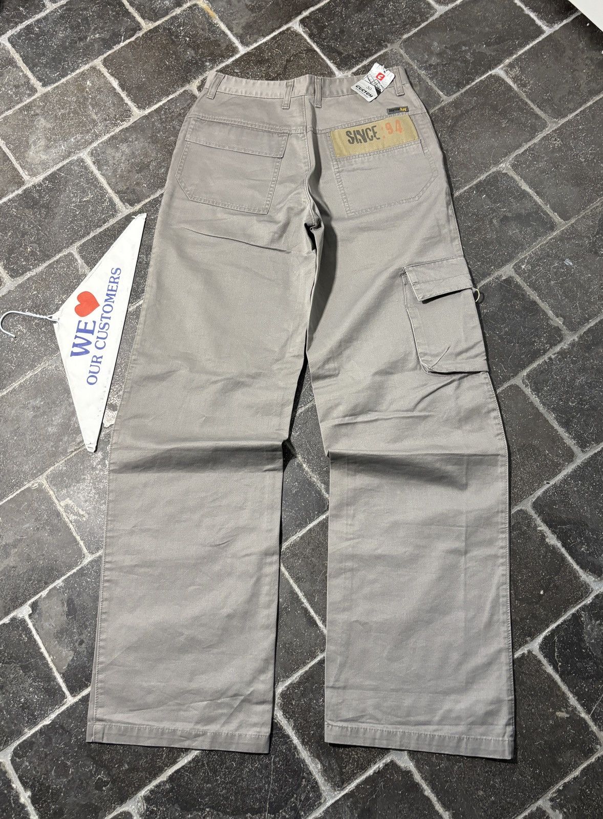Vintage Y2K Deadstock Vintage Cargo Pants Combat Utility 1990s 2000s Size US 30 / EU 46 - 2 Thumbnail