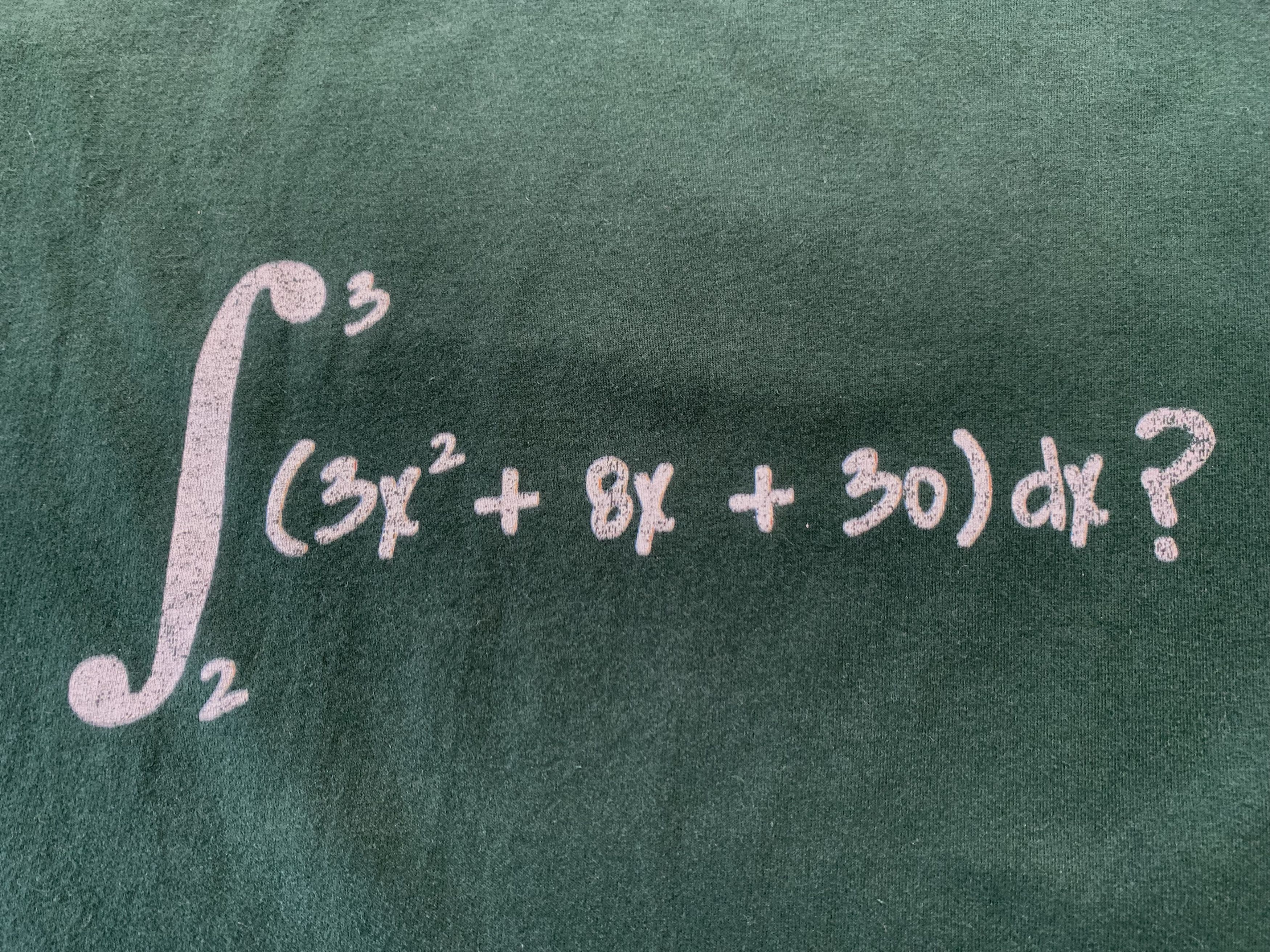 Hanes Hanes Math Formula Printed T-Shirt Size US S / EU 44-46 / 1 - 5 Thumbnail