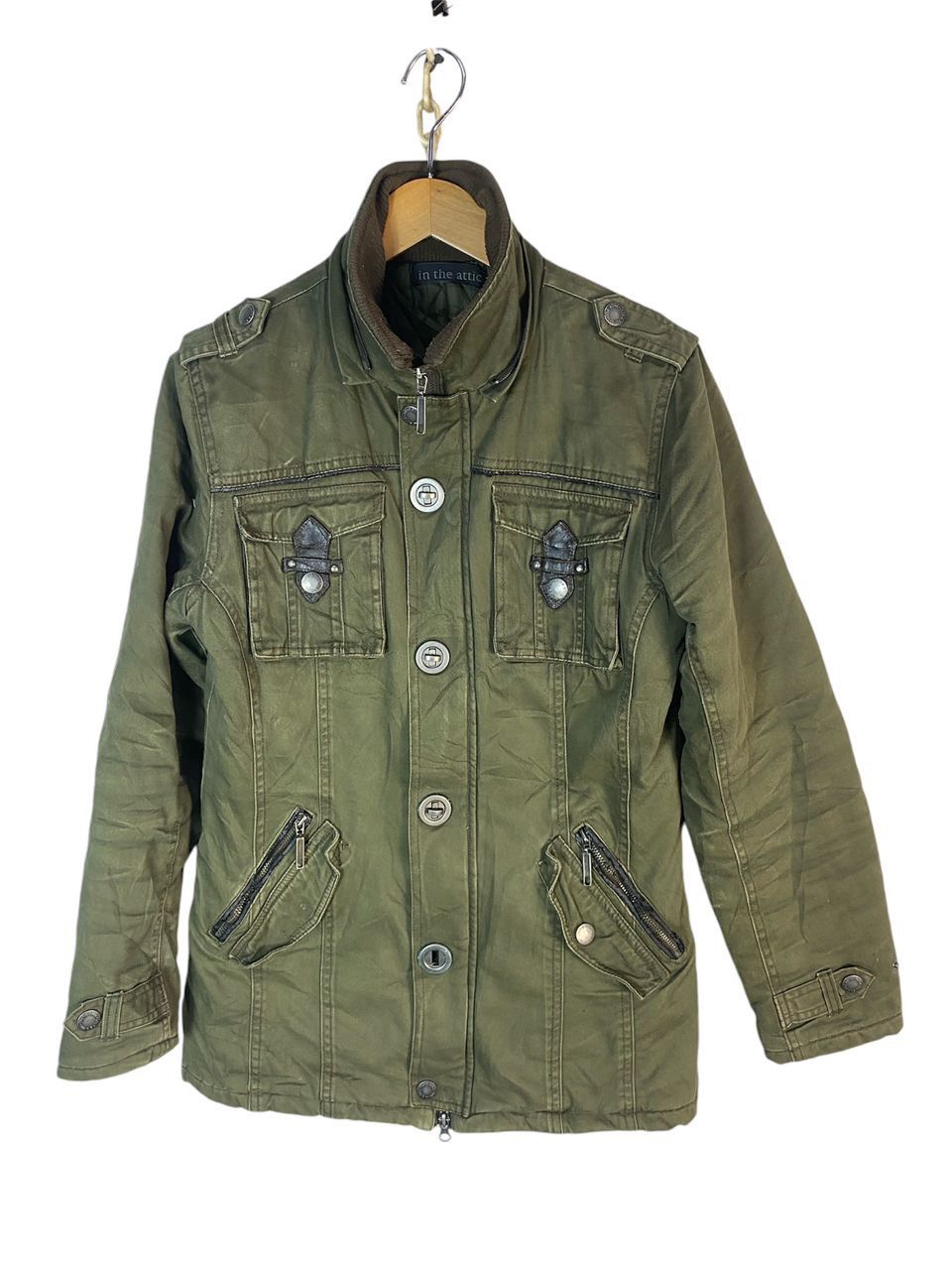 In The Attic In the attic multipocket distressed zipper jacket Size US S / EU 44-46 / 1 - 1 Thumbnail