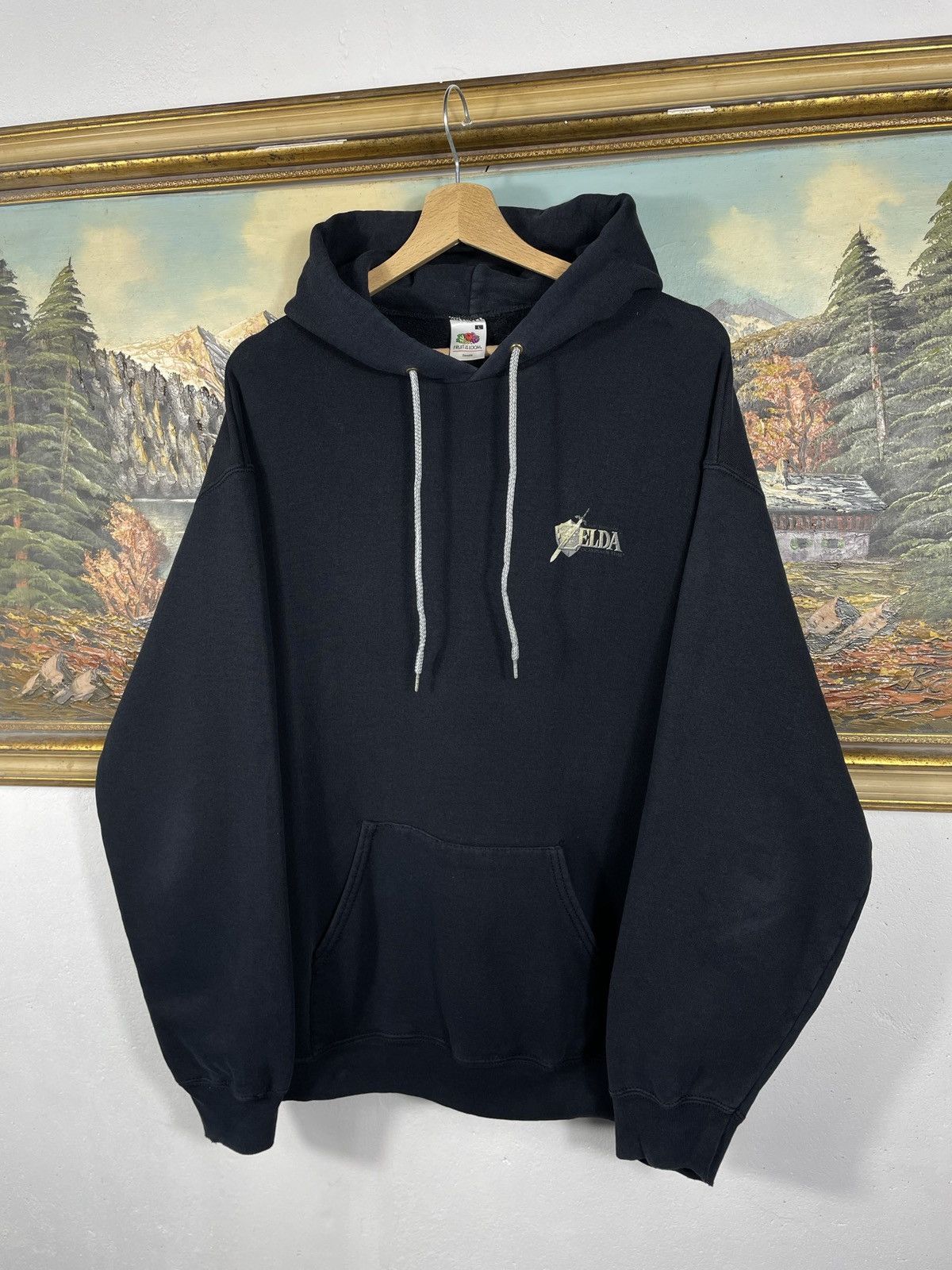 Japanese Brand × Nintendo × Vintage Retro 00s Zelda 2005 Hoodie Baggy Loose Boxy Japanese Game Size US L / EU 52-54 / 3 - 4 Thumbnail